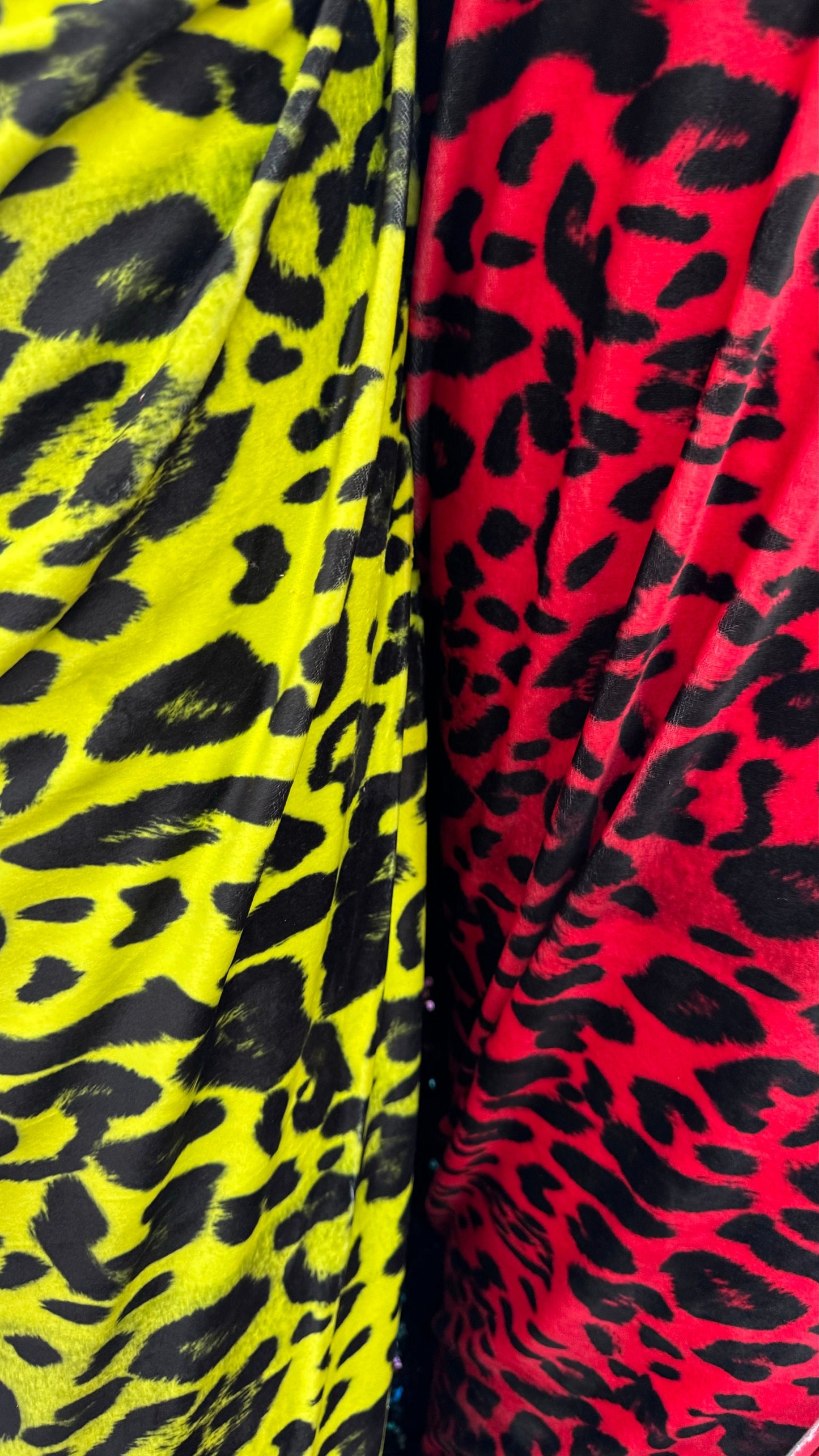 Luxury leopard design on best quality of stretch velvet 4-way stretch 58/60” High quality fabrics by AlexLAFabrics