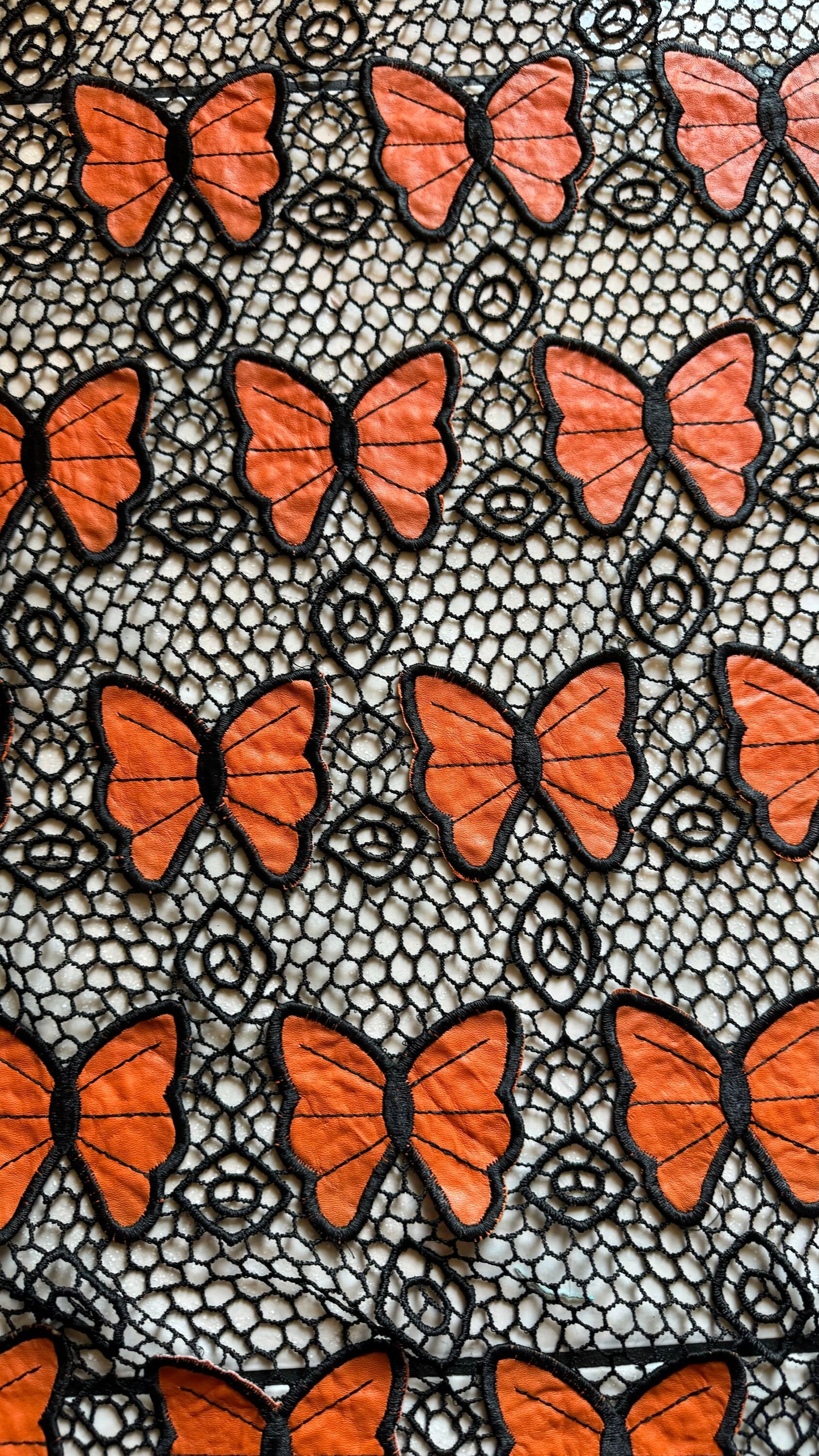 Deluxe butterfly design in Guipure lace non Stretch 55/57” High Quality fabrics by AlexLAFabrics