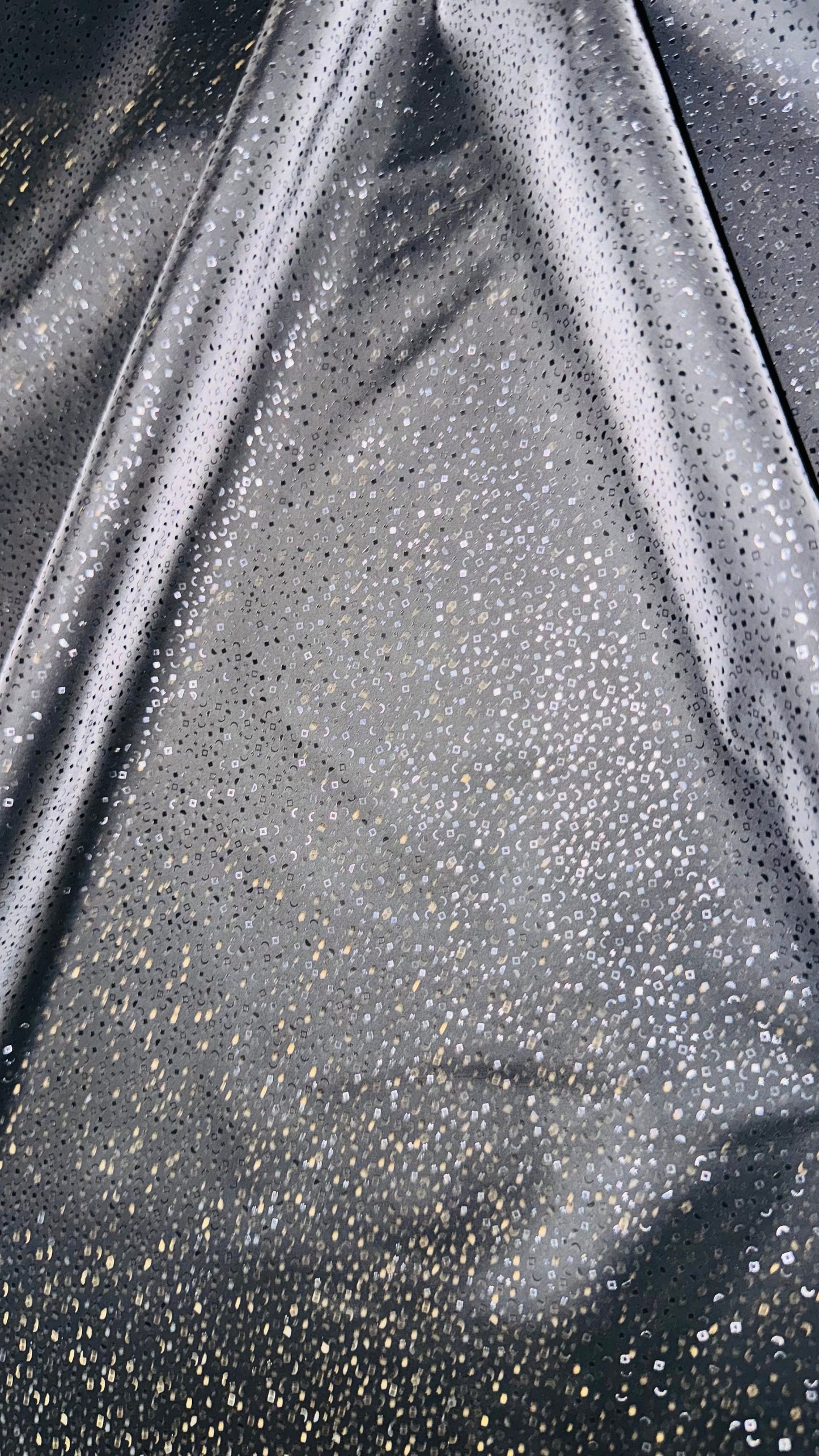 New 3D Spandex Reflective Latex Stardust design nylon spandex 4-way stretch 58/60” High Quality fabrics by AlexLAFabrics