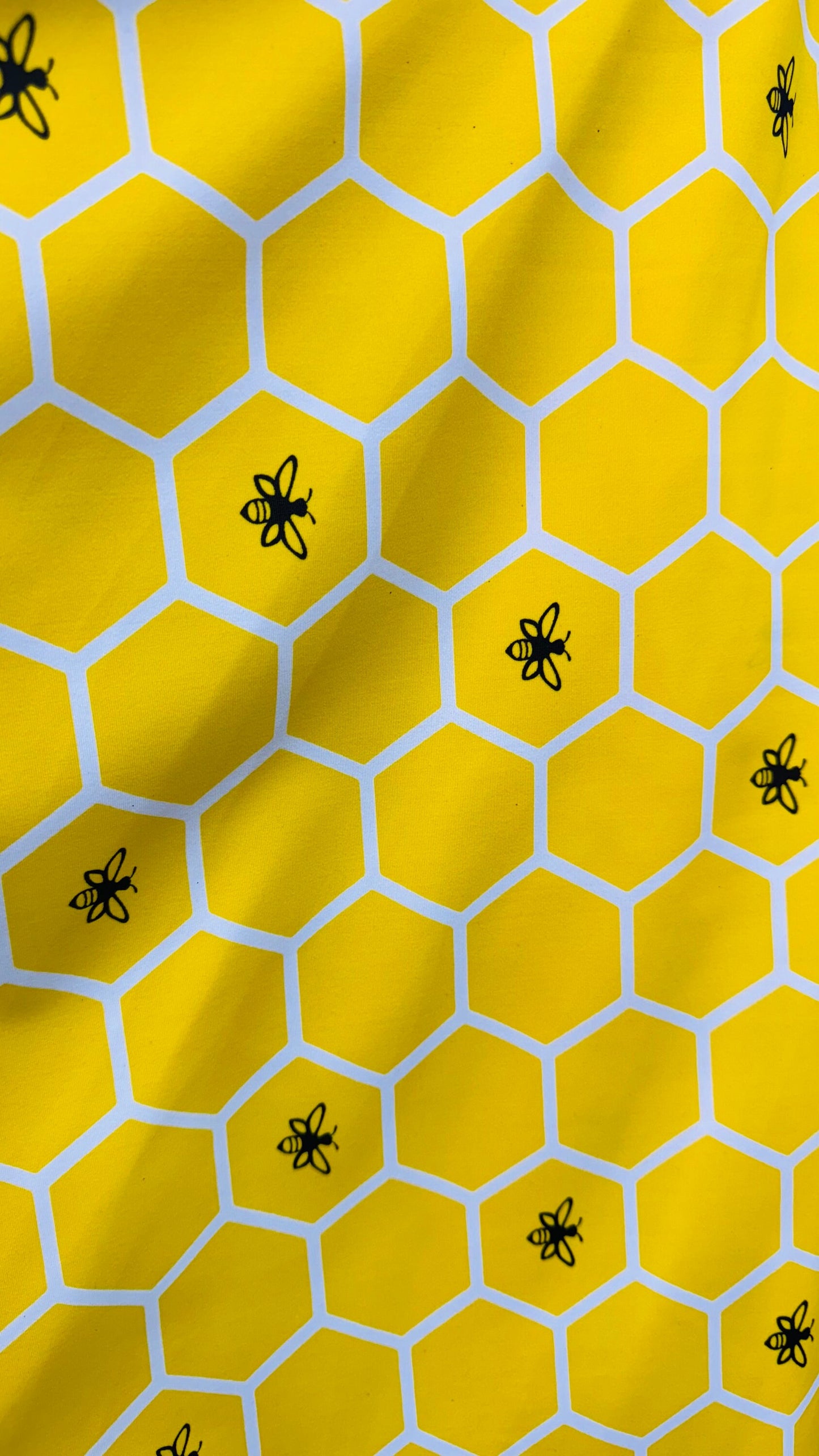 Honeycomb design Print on best quality of nylon spandex 4-way stretch 58/60” High quality fabrics by AlexLAFabrics