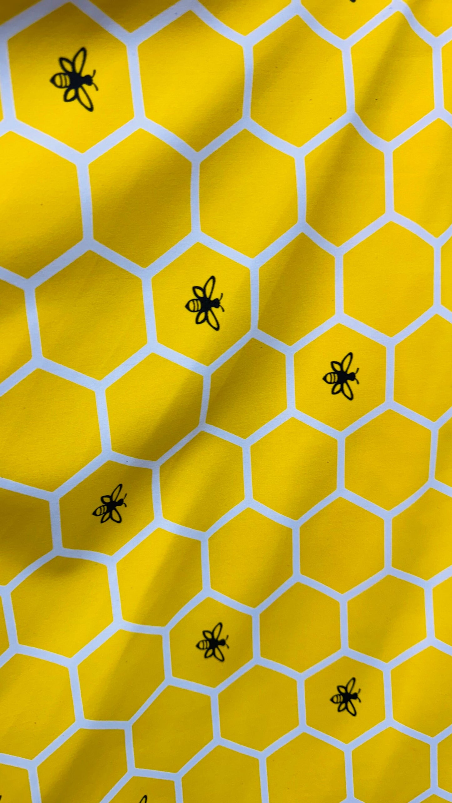 Honeycomb design Print on best quality of nylon spandex 4-way stretch 58/60” High quality fabrics by AlexLAFabrics