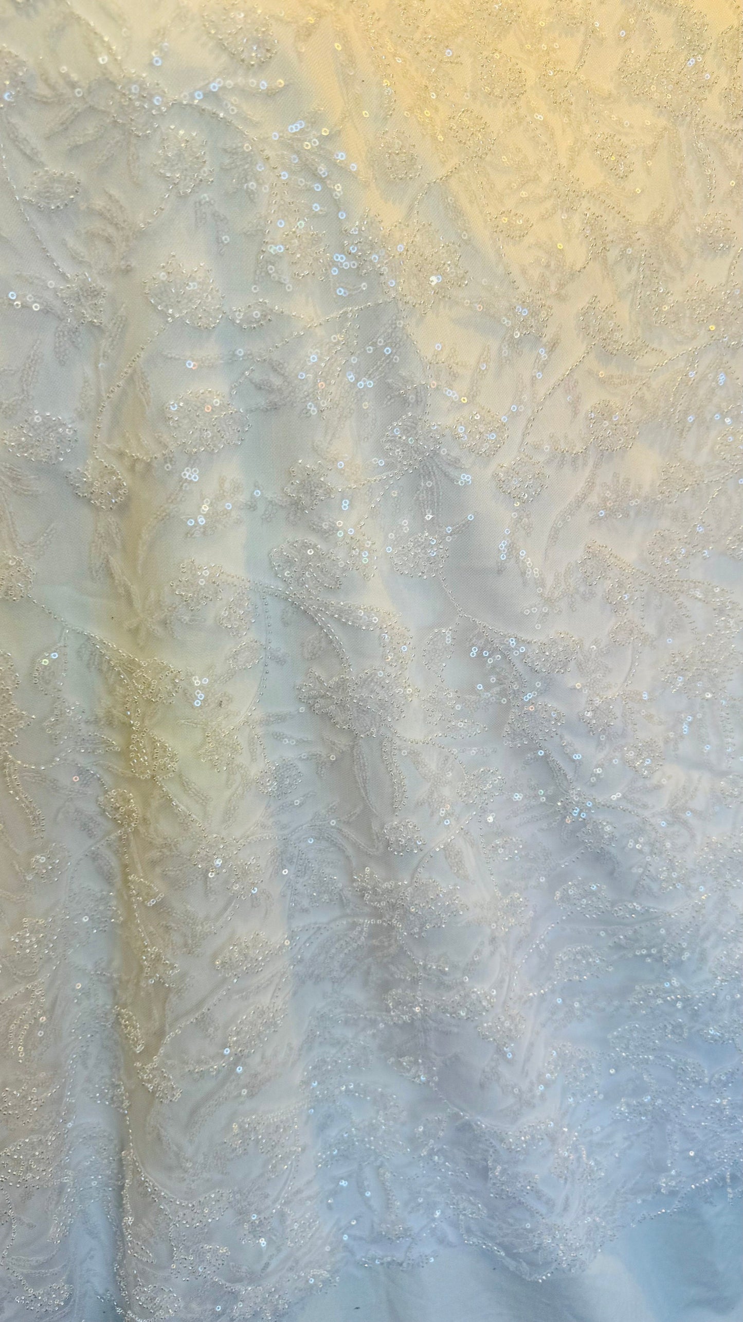 Luxury 3D Beaded Paris Lace design embroidered ok 4-way stretch 55/57” High Quality fabrics by AlexLAFabrics