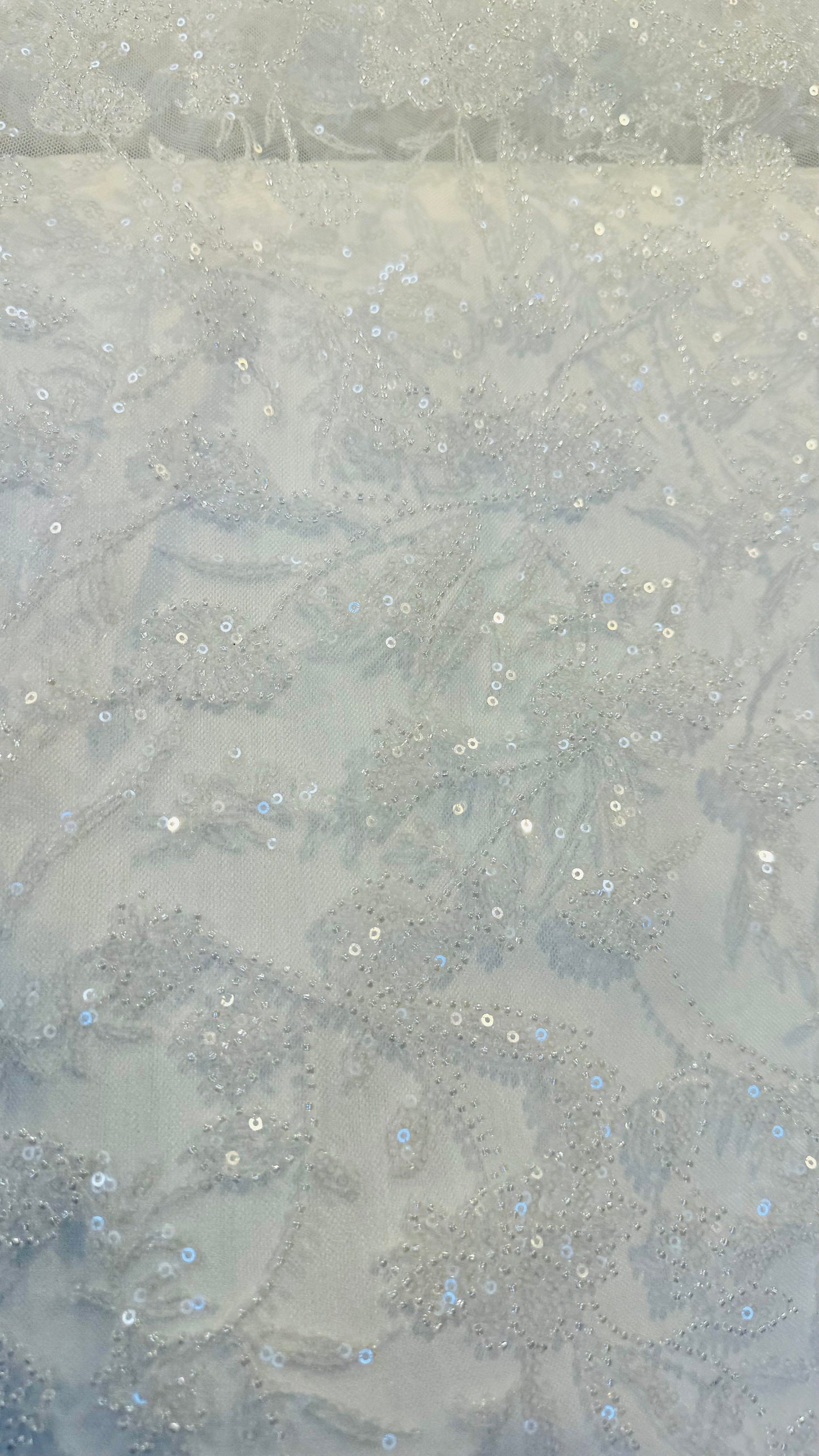 Luxury 3D Beaded Paris Lace design embroidered ok 4-way stretch 55/57” High Quality fabrics by AlexLAFabrics