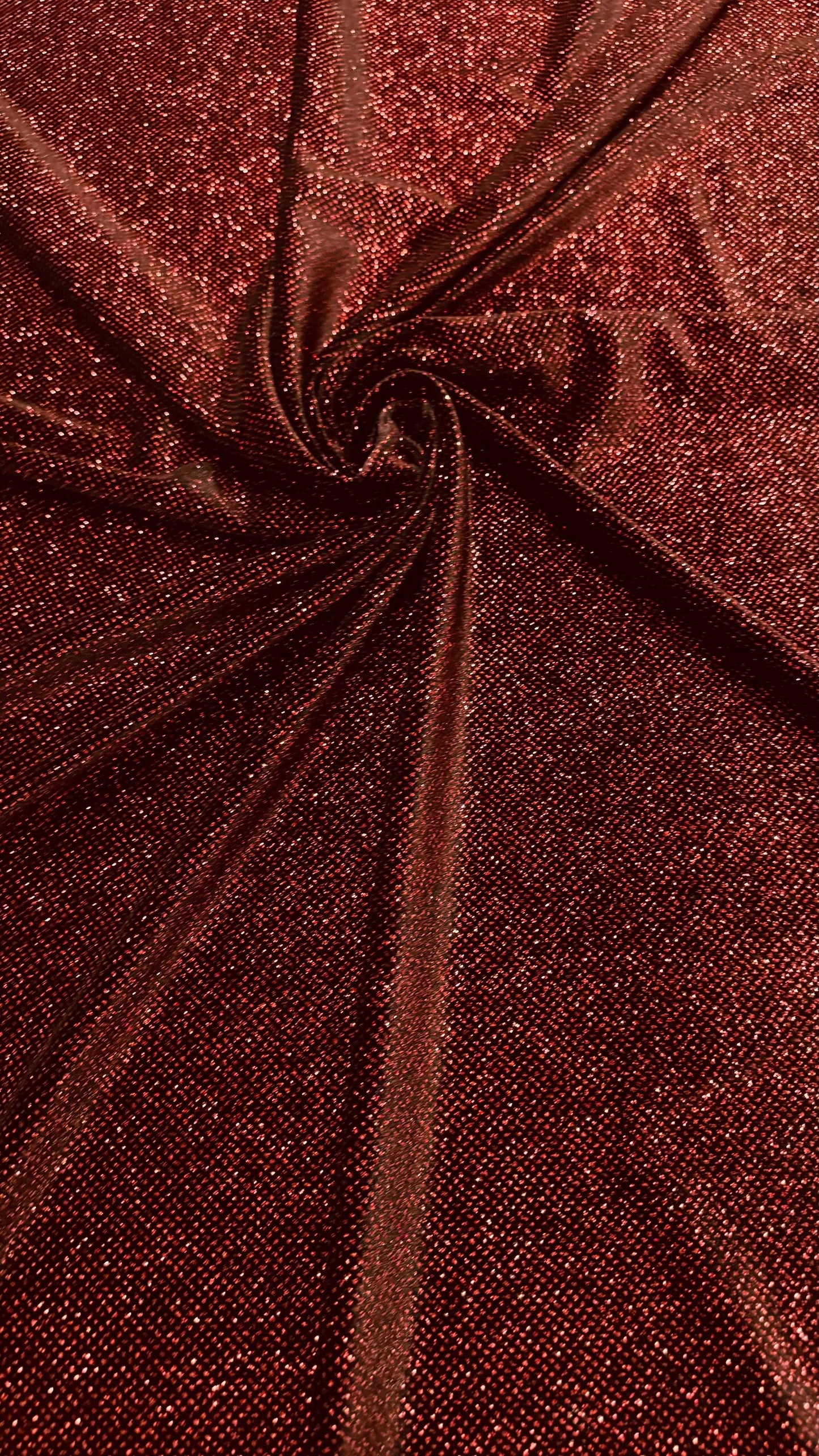 Stretch velvet with glitter black/red color heavy velvet 4way Stretch 58/60" Sold by the YD. Ships worldwide from Los Angeles California USA