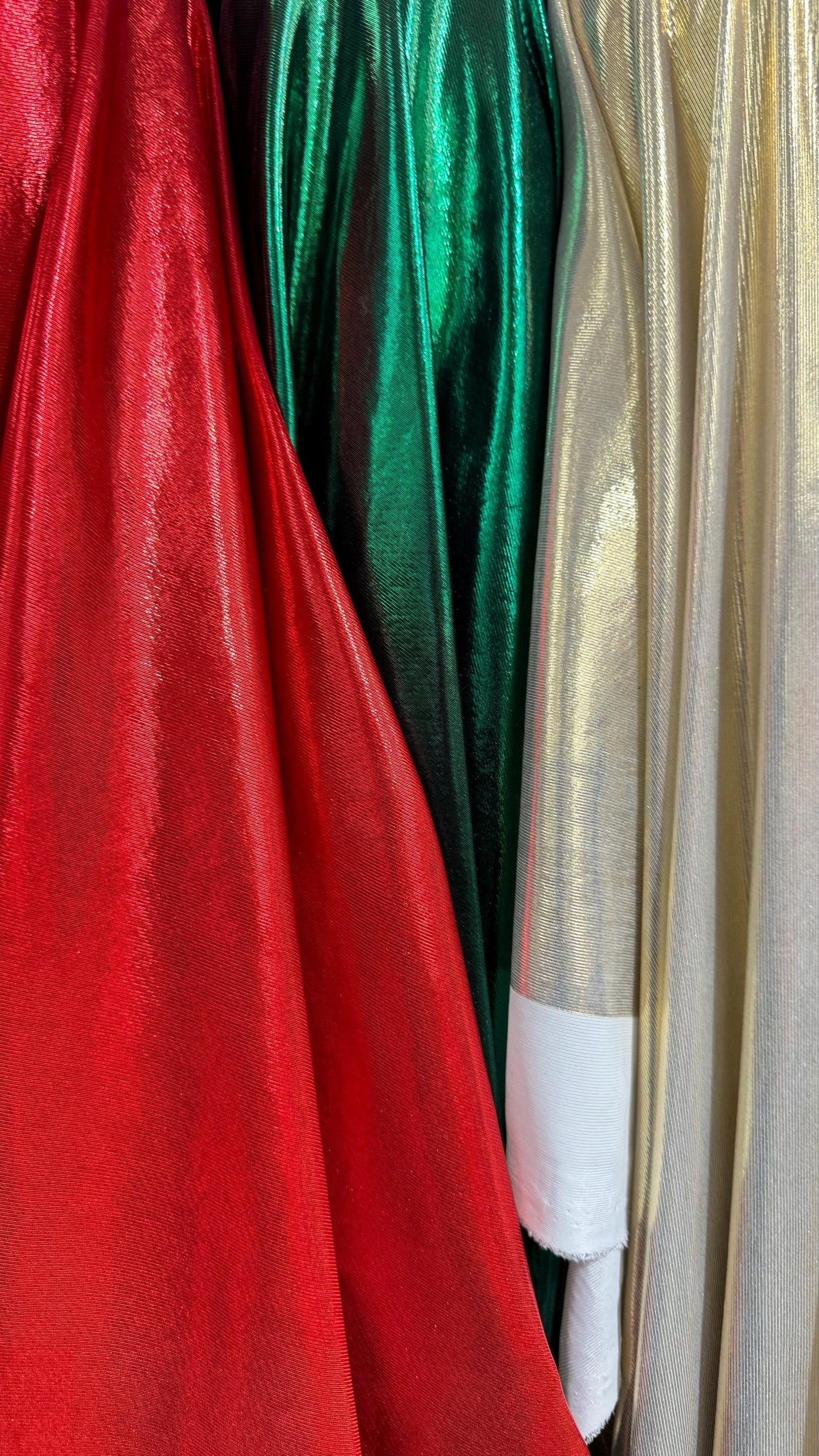 Luxury Super shiny poly spandex with foil 4-way stretch 58/60” High quality fabrics by AlexLAFabrics