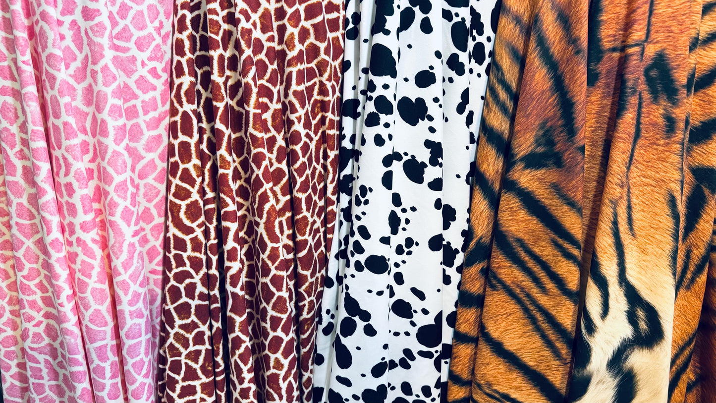 Exotic Animals prints High performance of nylon spandex 4-way stretch 58/60” High quality fabrics by AlexLAFabrics