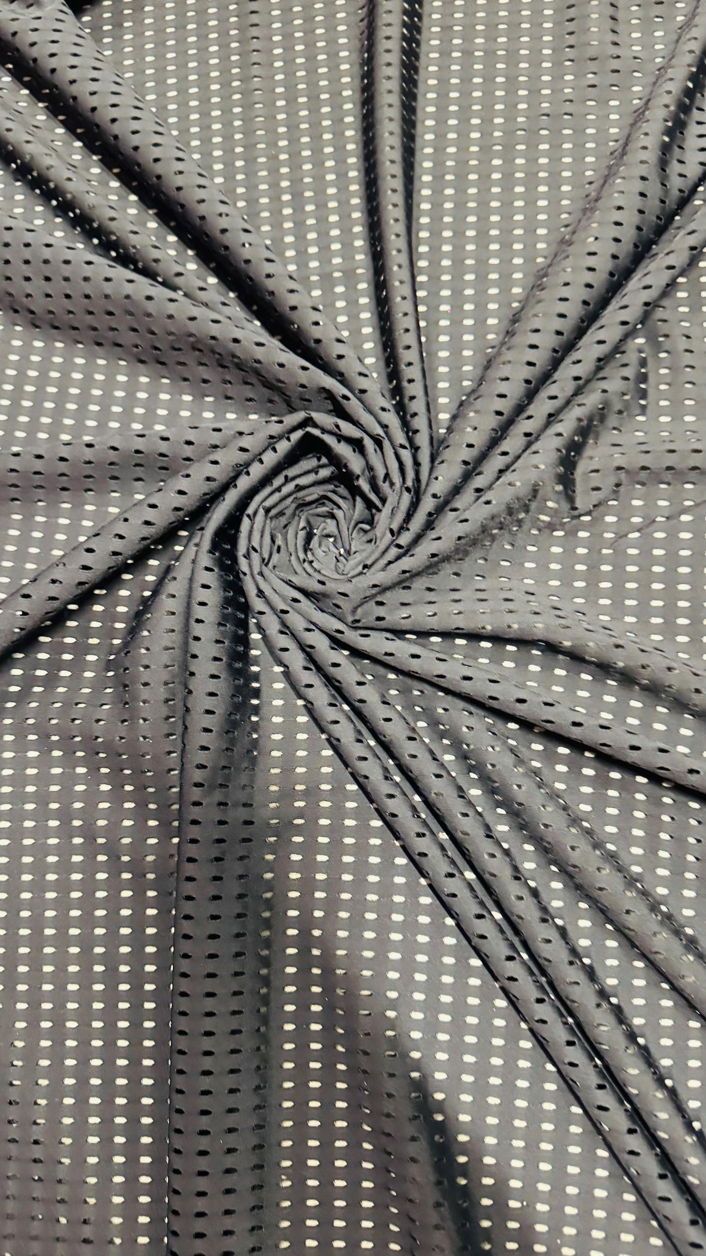 Sport mesh heavy nylon spandex 4way strech 58/60" Sold by the YD. Ships worldwide from Los Angeles California USA.