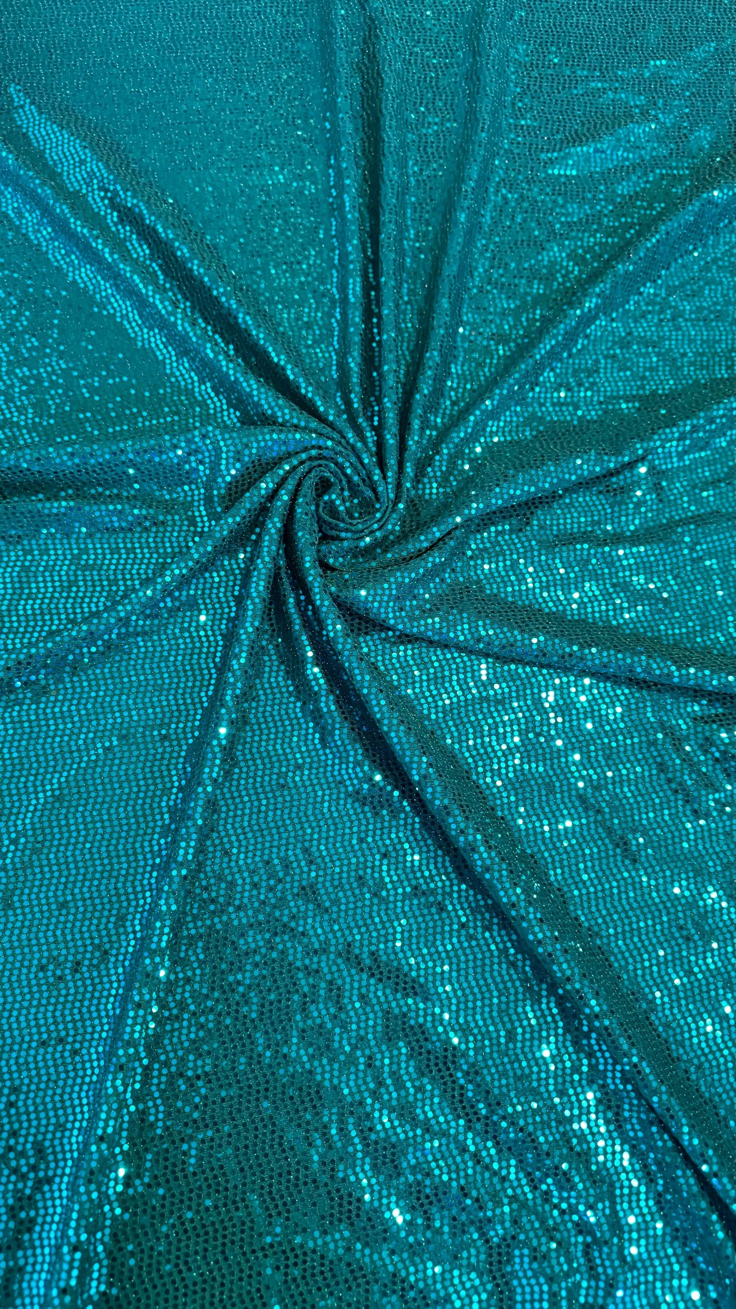 New mini hologram sequins on metallic spandex 4-way stretch 58/60” Sold by the YD. Ships worldwide from Los Ángeles California USA.