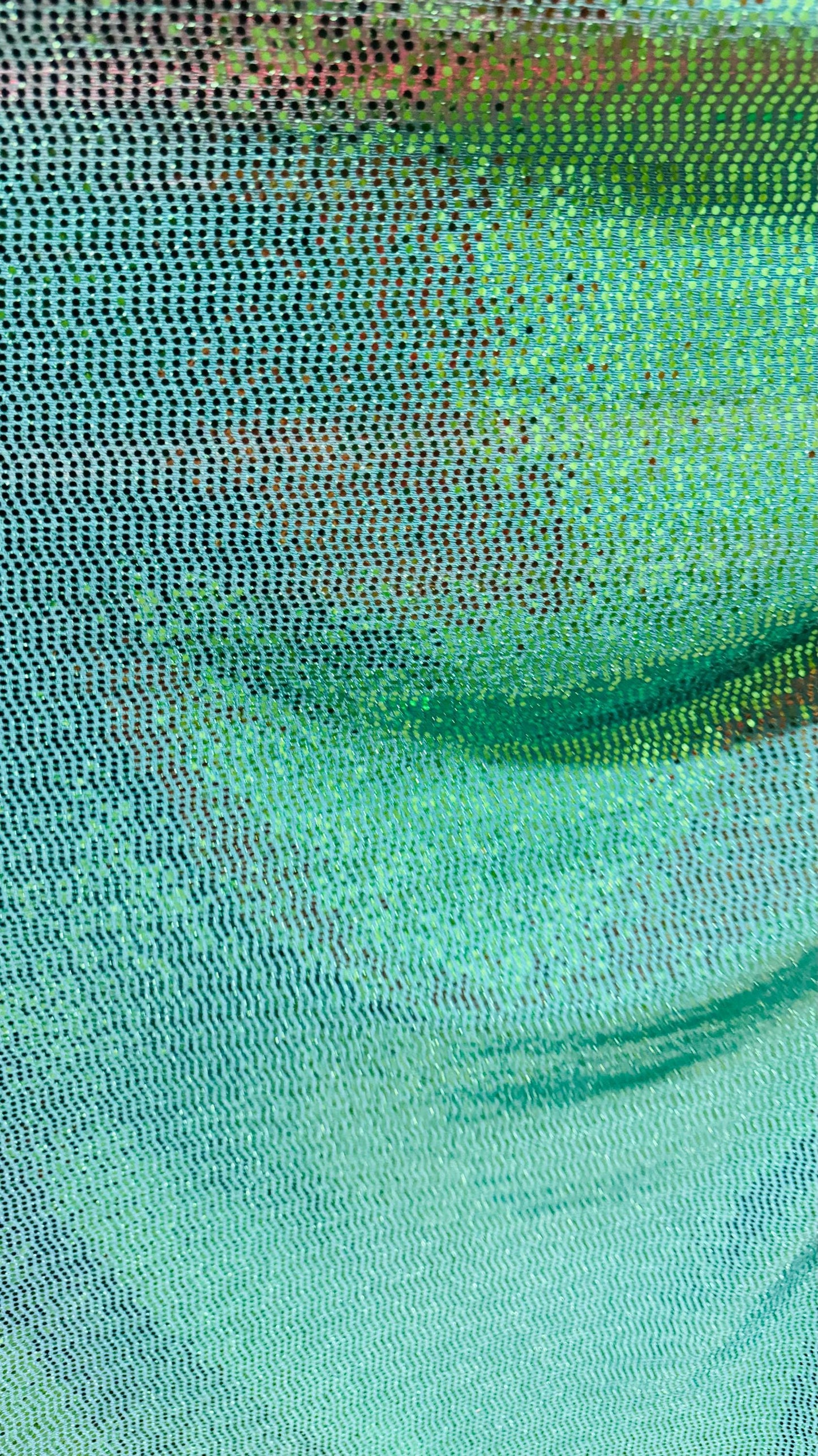 New mini hologram sequins on metallic stretch fabric 4-way stretch 58/60” Sold by the YD. Ships worldwide from Los Ángeles California USA.