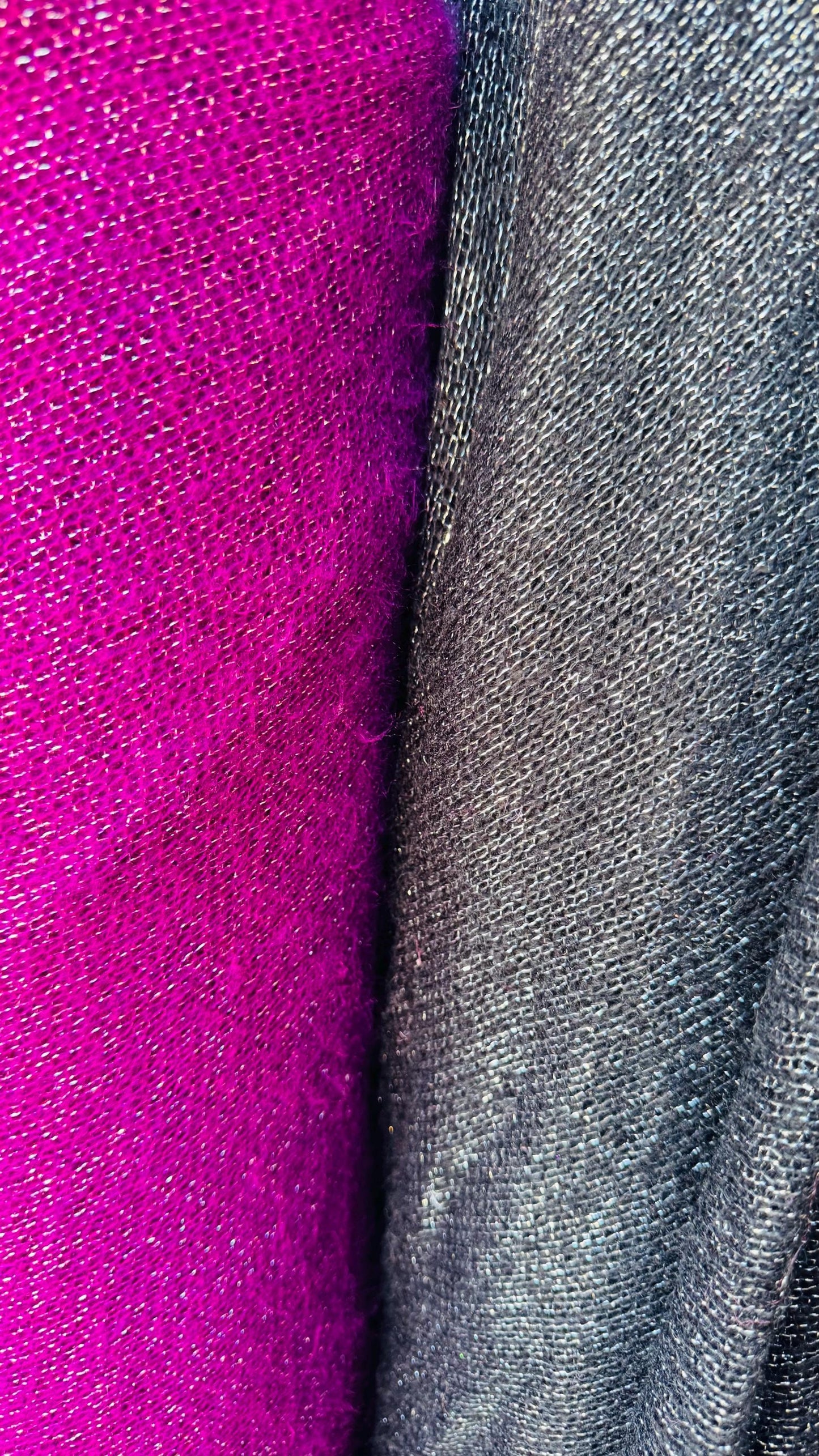 New metallic sweater knit with lurex 2-way stretch 58/60” Sold by the YD. Ships Worldwide from Los Angeles California USA. High quality