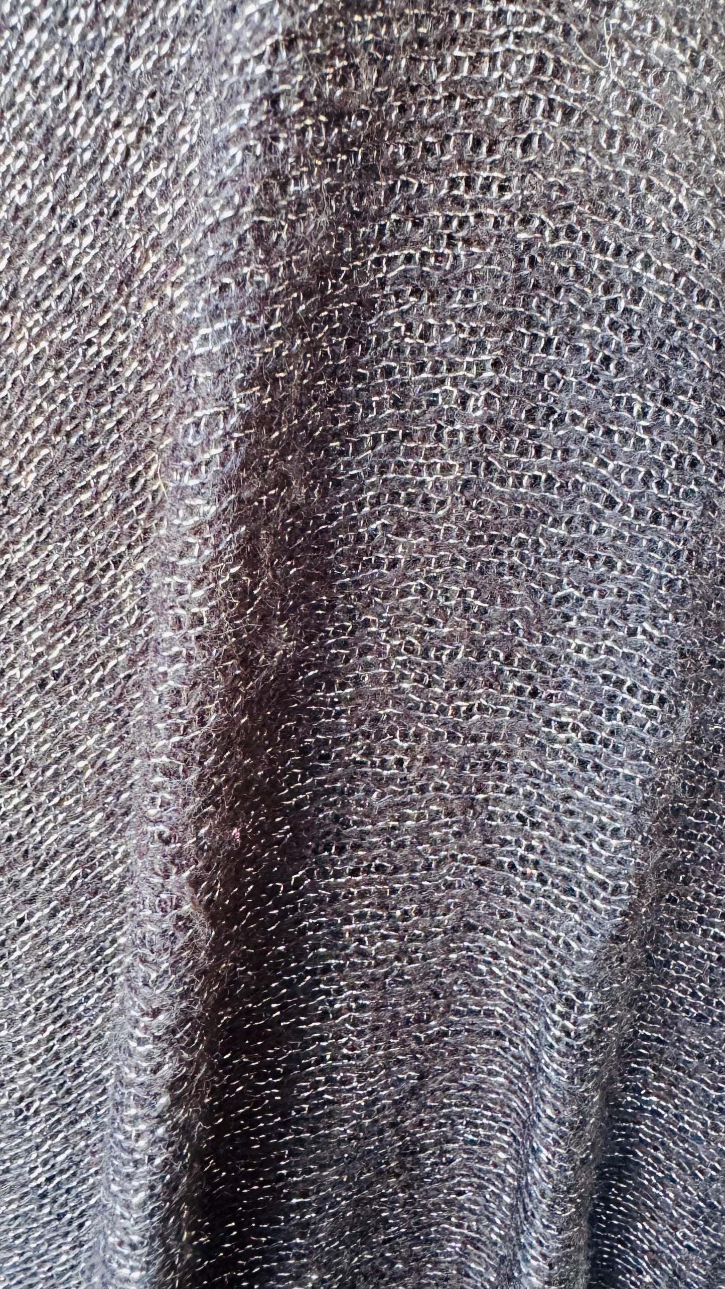 New metallic sweater knit with lurex 2-way stretch 58/60” Sold by the YD. Ships Worldwide from Los Angeles California USA. High quality