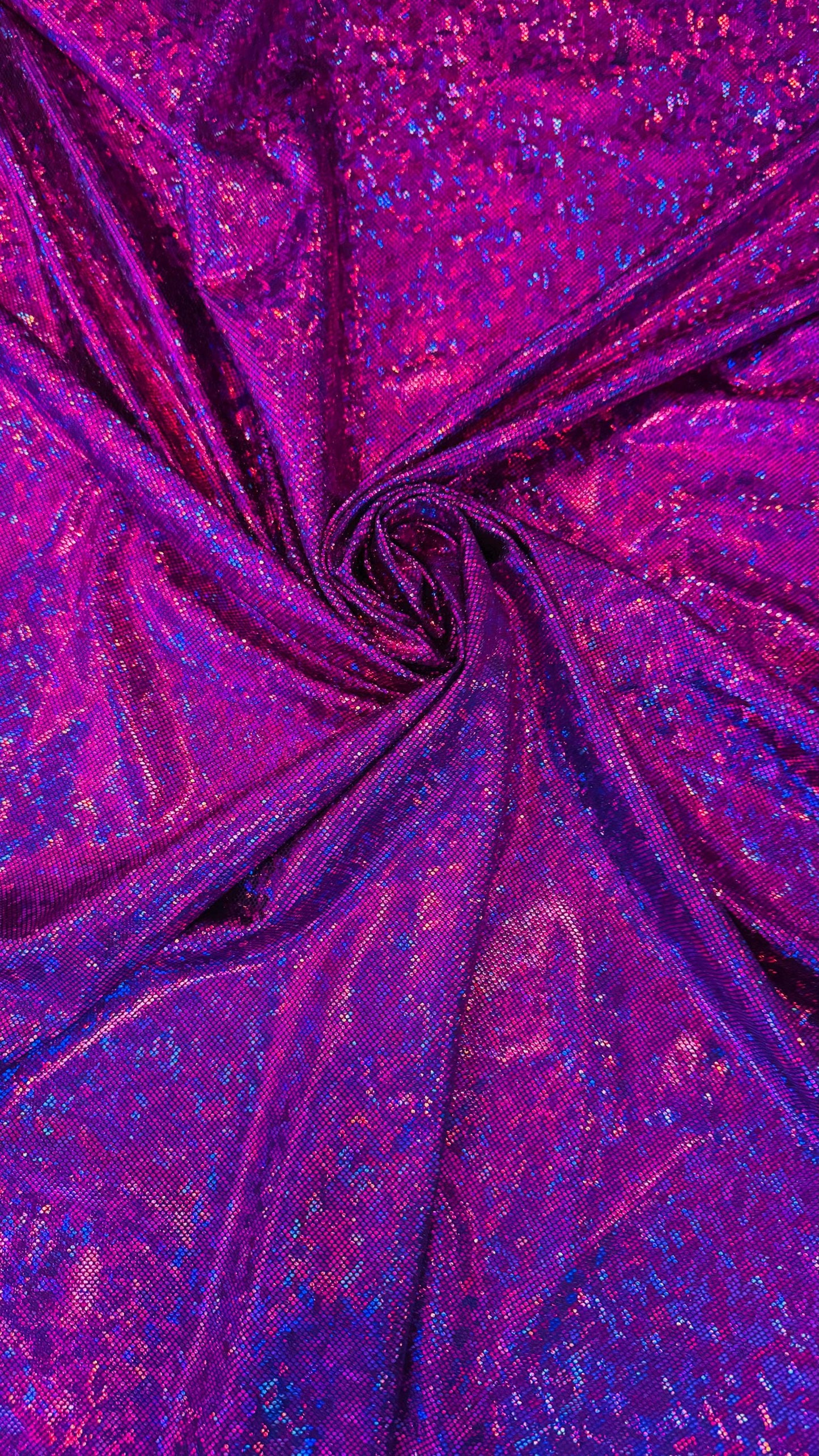 Shattered glass nylon spandex Eggplant/Magenta 4way stretch broken glass design 58/60" Sold by the YD. Ships worldwide from Los Angeles CA