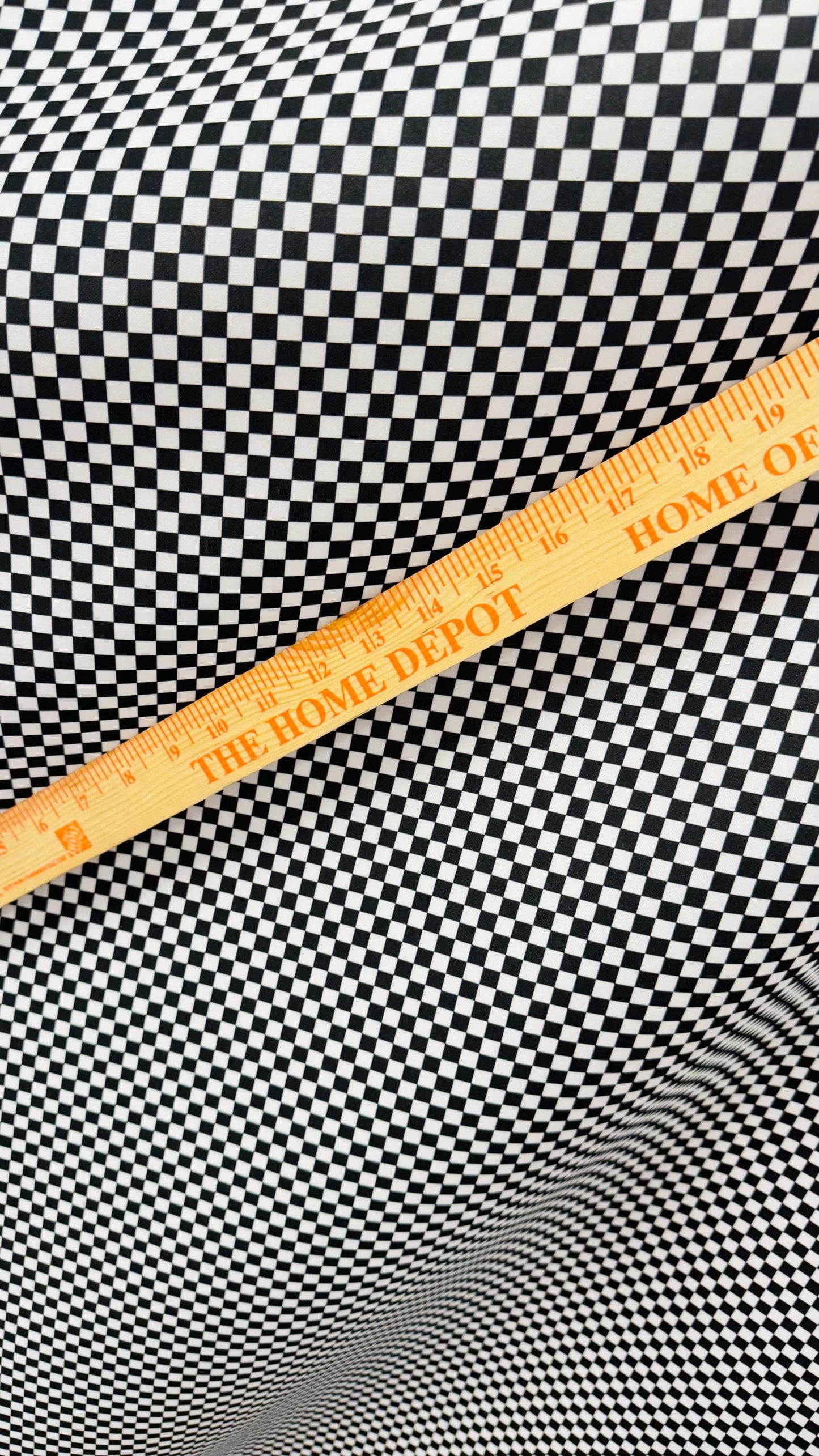 NEW Small Checkers design print on neoprene super techno 2-way stretch 58/60” Sold by the YD. Ships Worldwide from Los Angeles CA