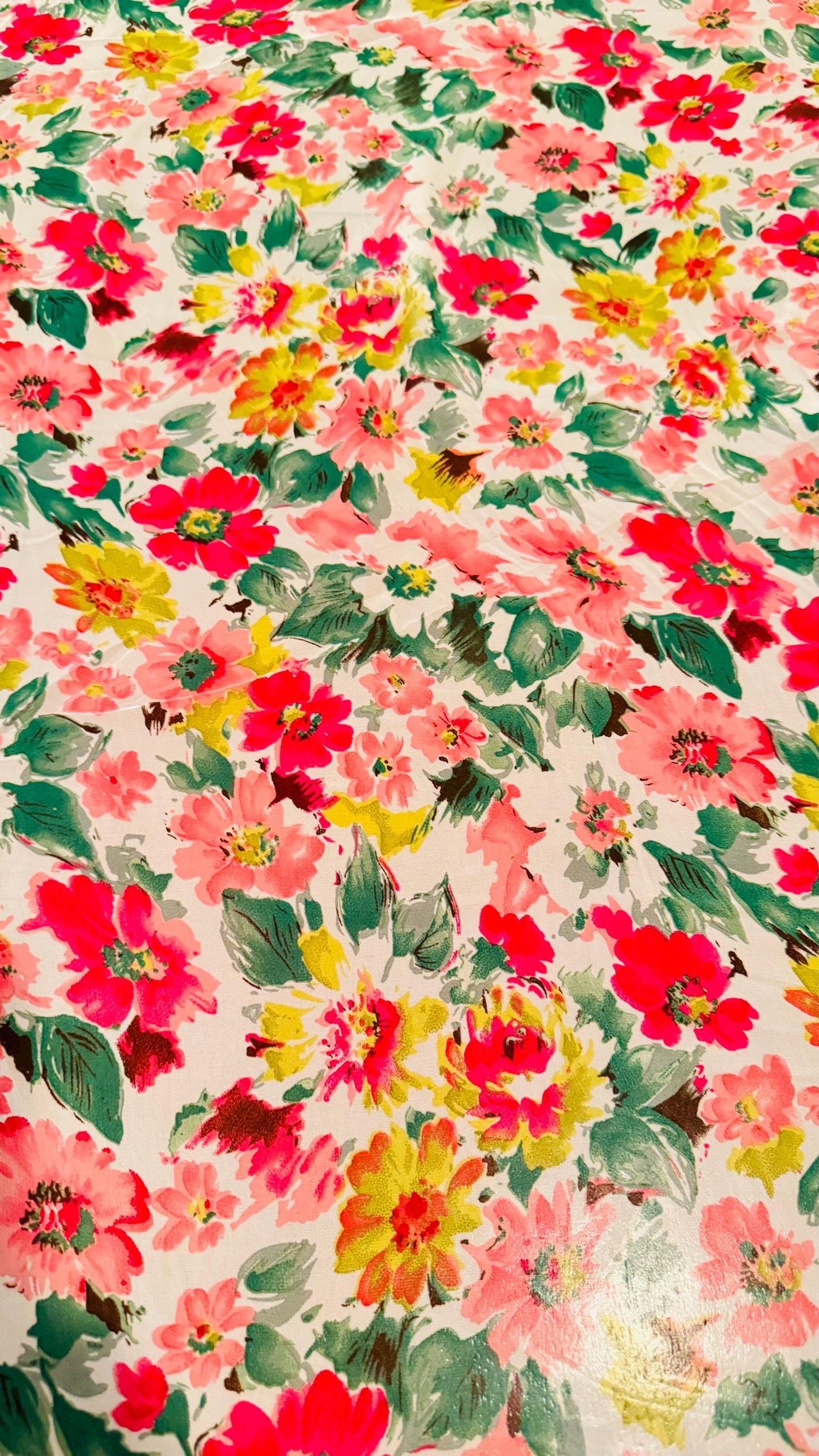 New Romantic Floral design print on great quality of high multi chiffon non stretch 58/60” Sold by the YD. Ships worldwide from Los Angeles