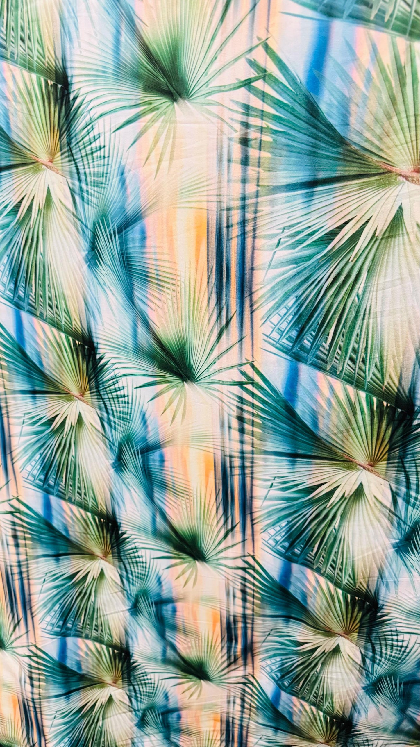 New paradise tropical design multi color great quality of nylon spandex 4-way stretch 58/60” Sold by the YD. Ships worldwide from Los CA USA