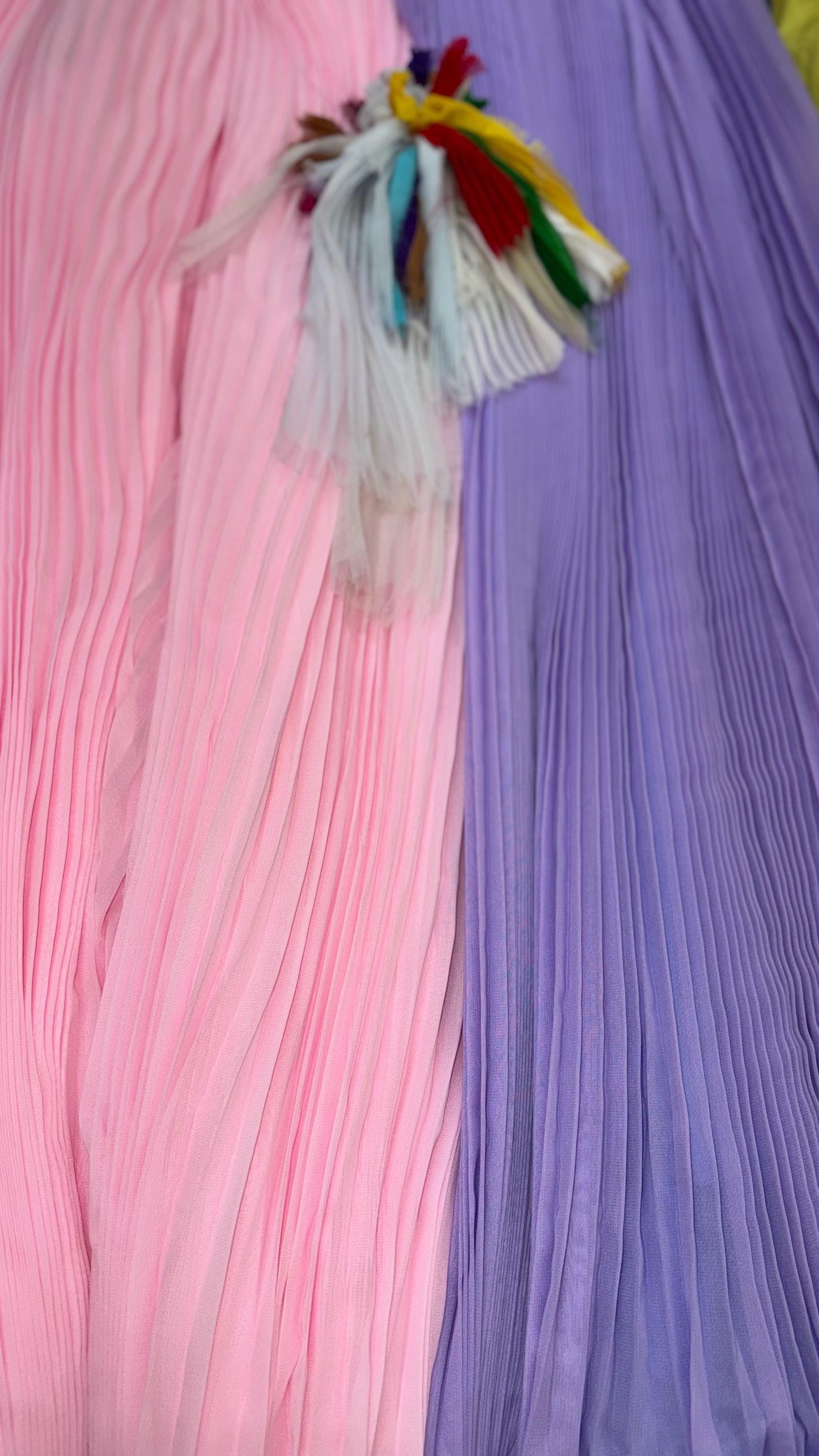New Pleated Chiffon accordion style non stretch 58/60” Sold by the YD. Ships Worldwide from Los Angeles California USA