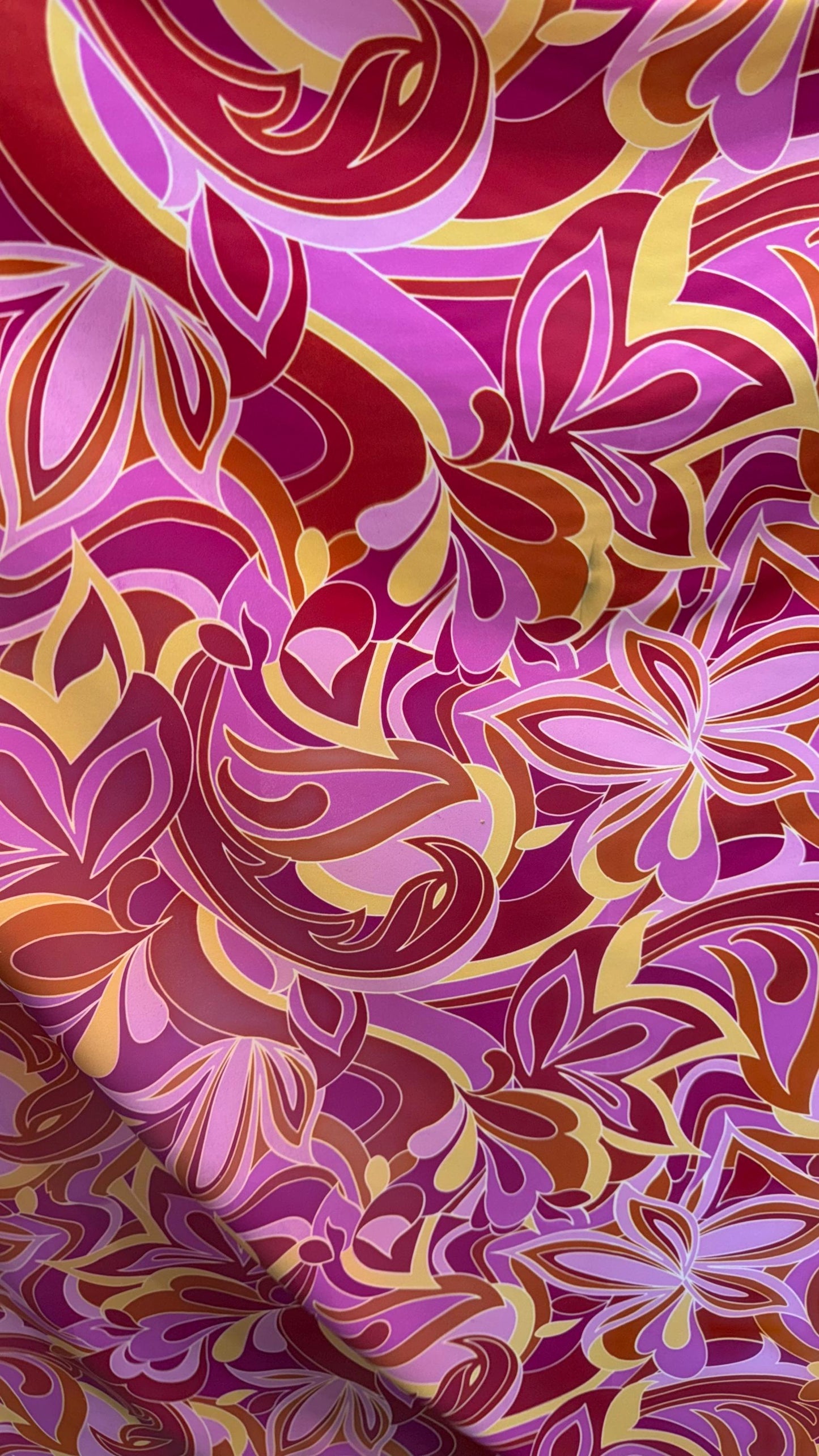 Luxury modern abstract Flower fashion design print on great quality of nylon spandex 4-way stretch High quality fabrics by AlexLAFabrics