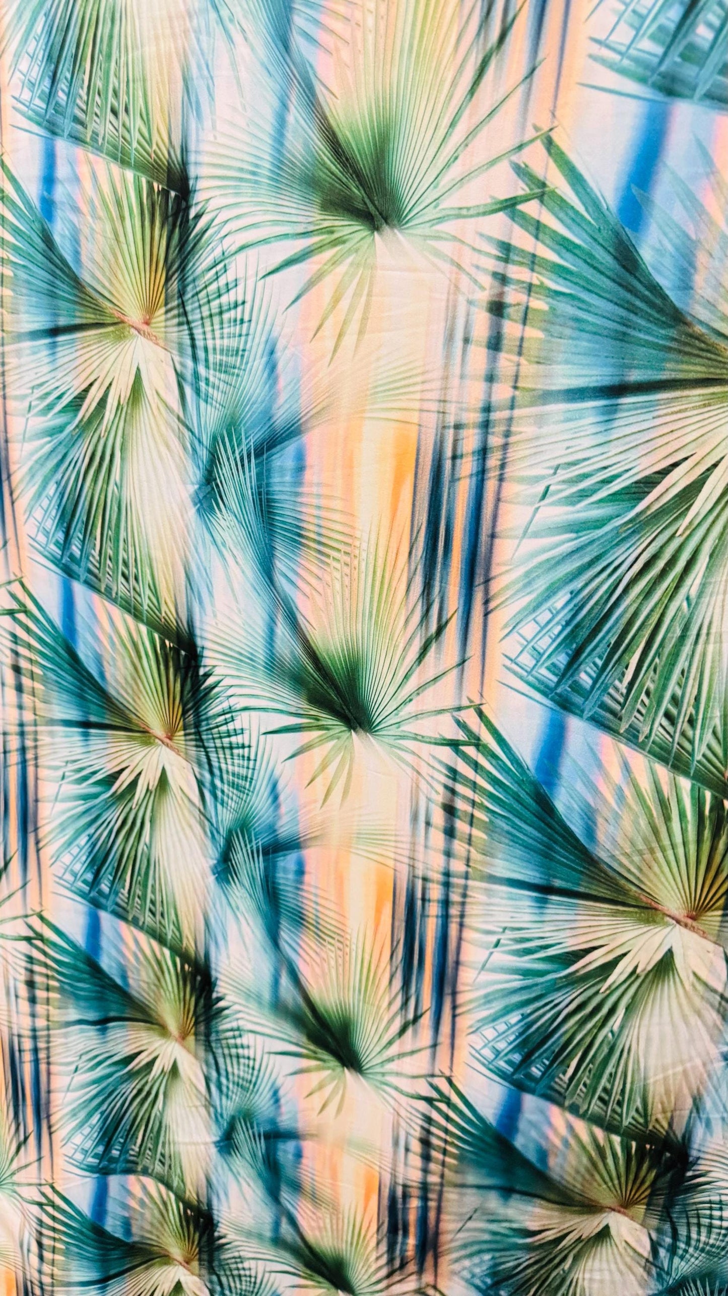 New paradise tropical design multi color great quality of nylon spandex 4-way stretch 58/60” Sold by the YD. Ships worldwide from Los CA USA