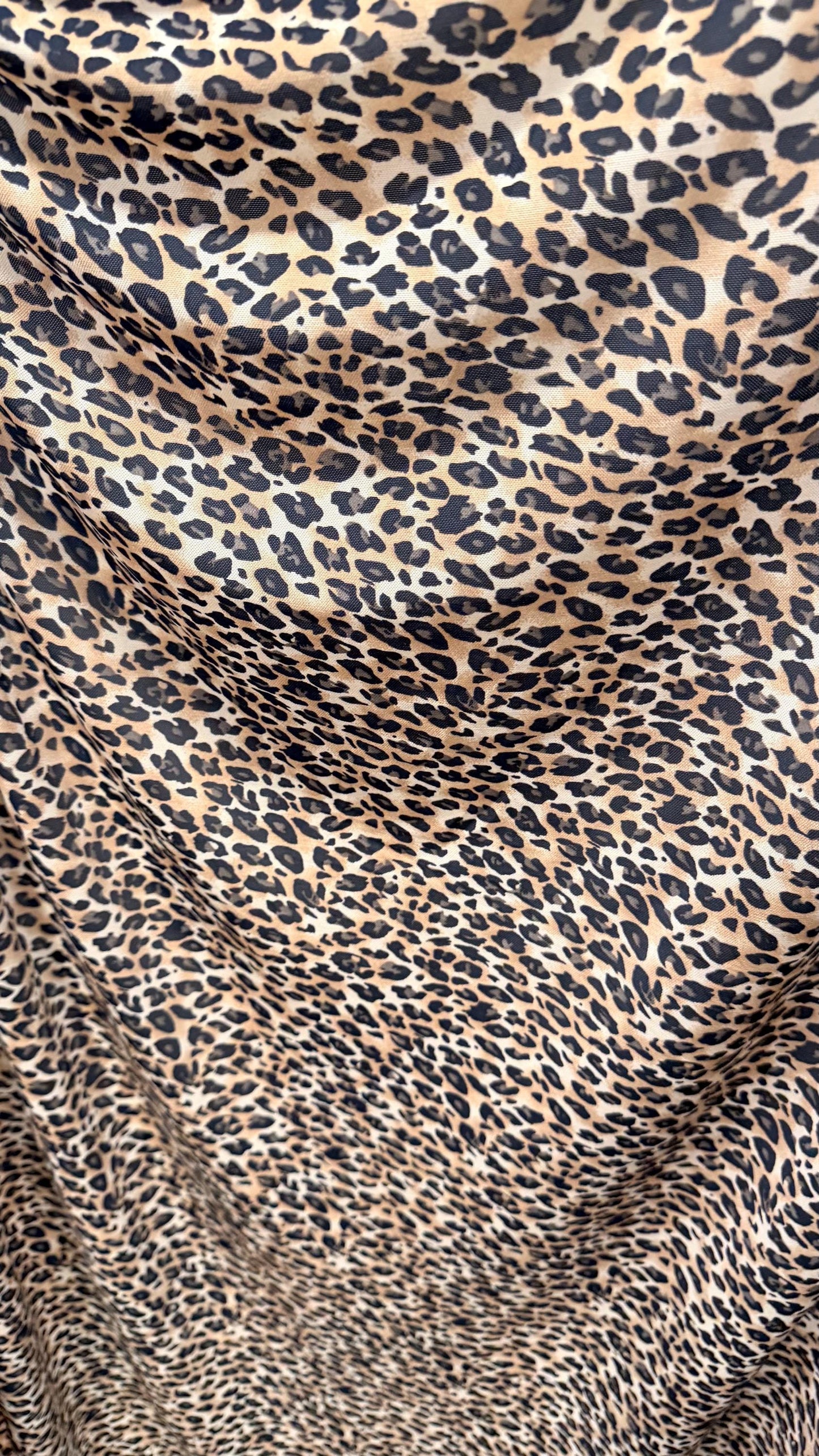 New Exotic Cheetah design print on nylon power mesh 4way stretch 58/60” Sold by the YD. Ships worldwide from Los Angeles California USA.