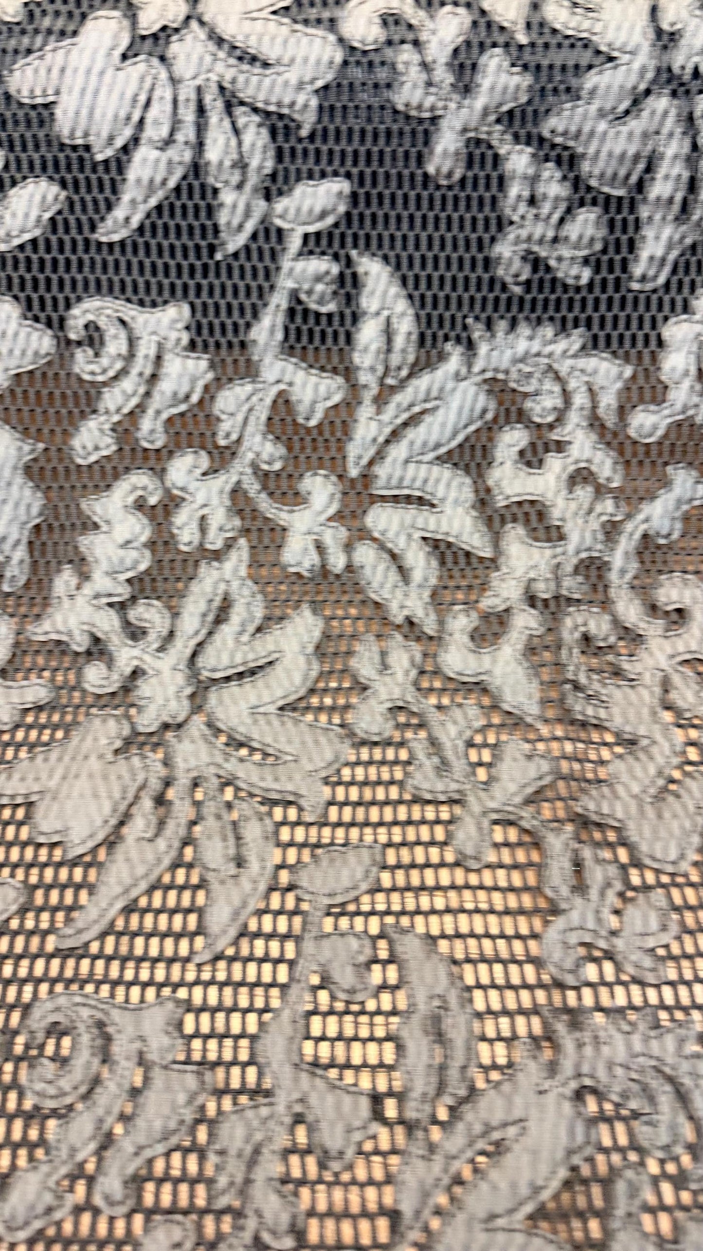 New sport mesh with floral design heavy quality non stretch mesh black color 58/60” Sold by the YD. Ships Worldwide from Los Angeles CA