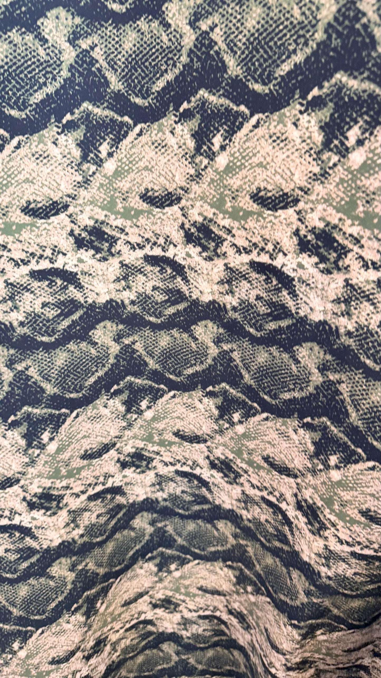 New Boa snake design print on heavy nylon spandex 4way stretch 58/60" Sold by the YD. Ships worldwide from Los Angeles California USA.