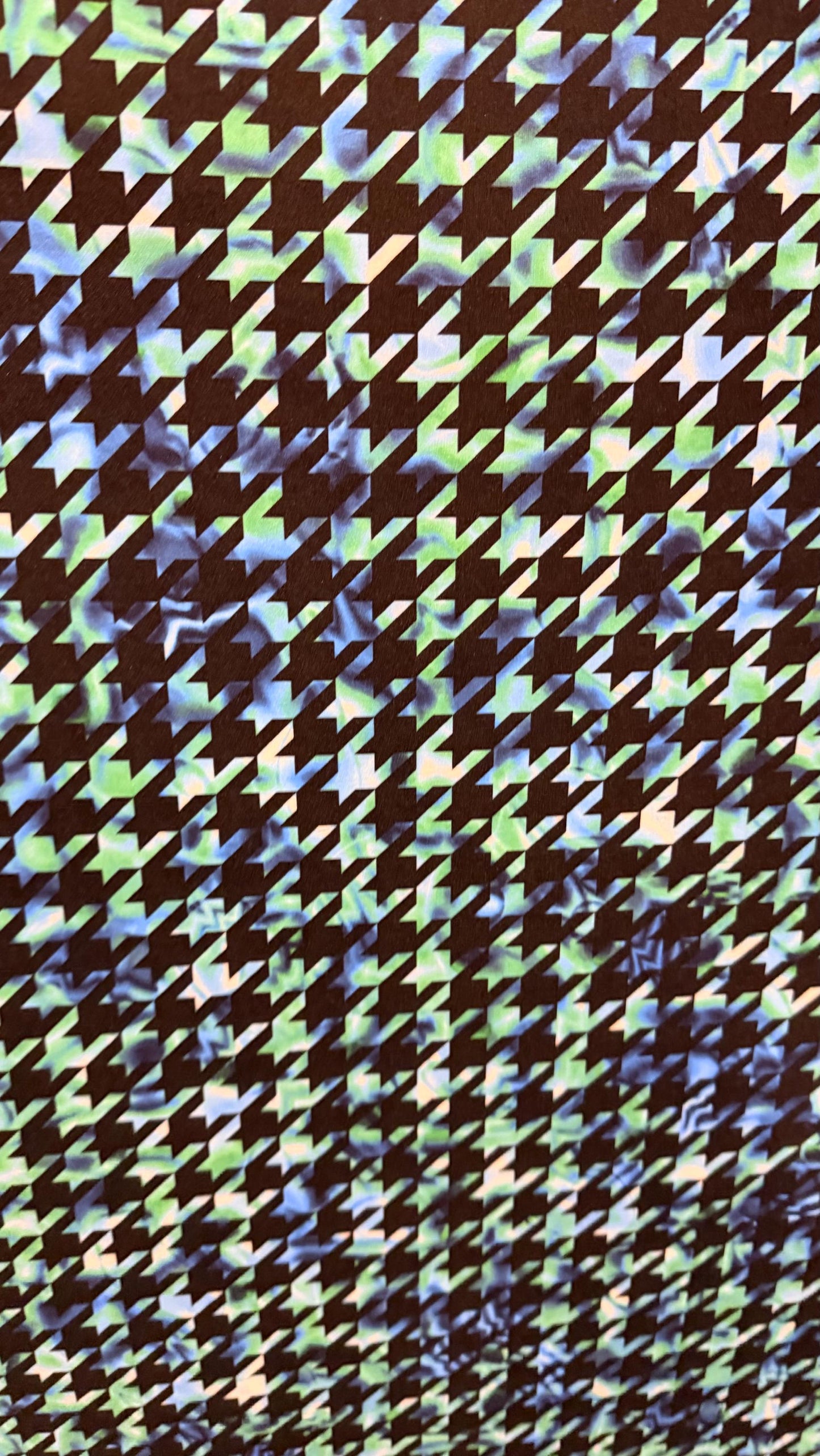 New Houndstooth tie dye design print one nylon spandex 4-way stretch 58/60” Sold by the YD. Ships worldwide from Los Angeles California USA
