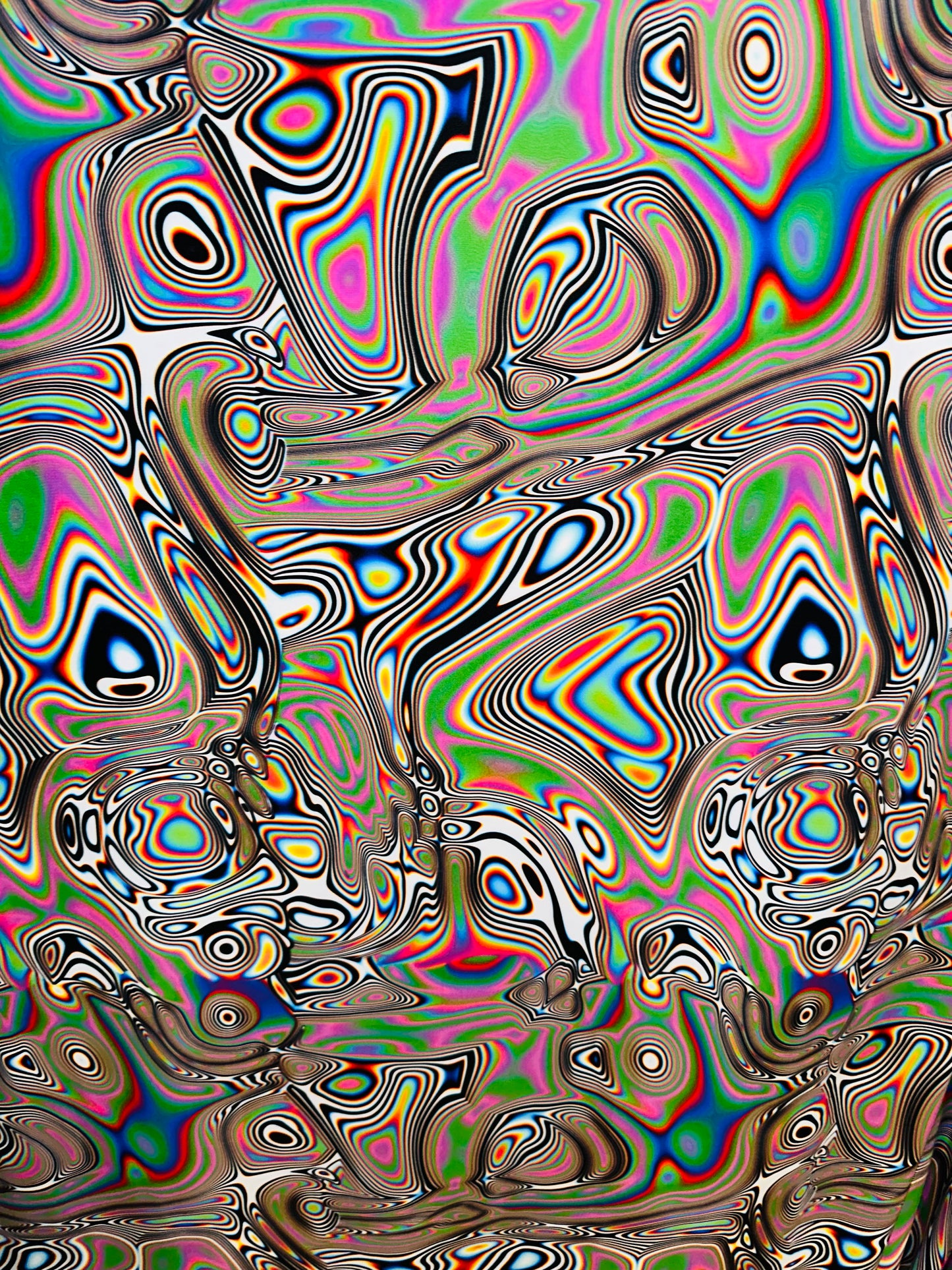 New modern abstract design print on best quality of nylon spandex