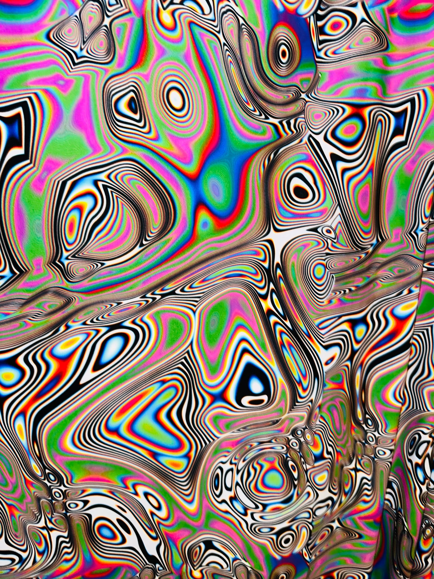 New modern abstract design print on best quality of nylon spandex