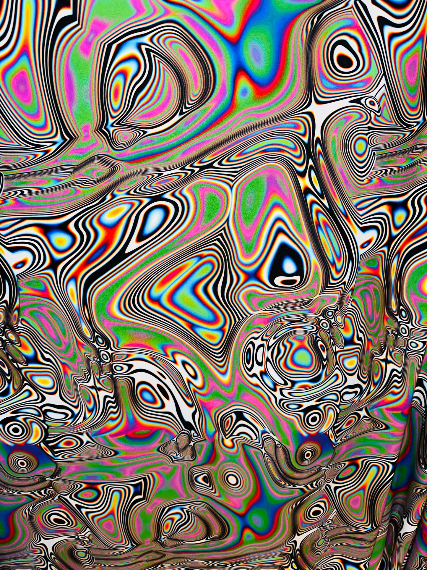 New modern abstract design print on best quality of nylon spandex