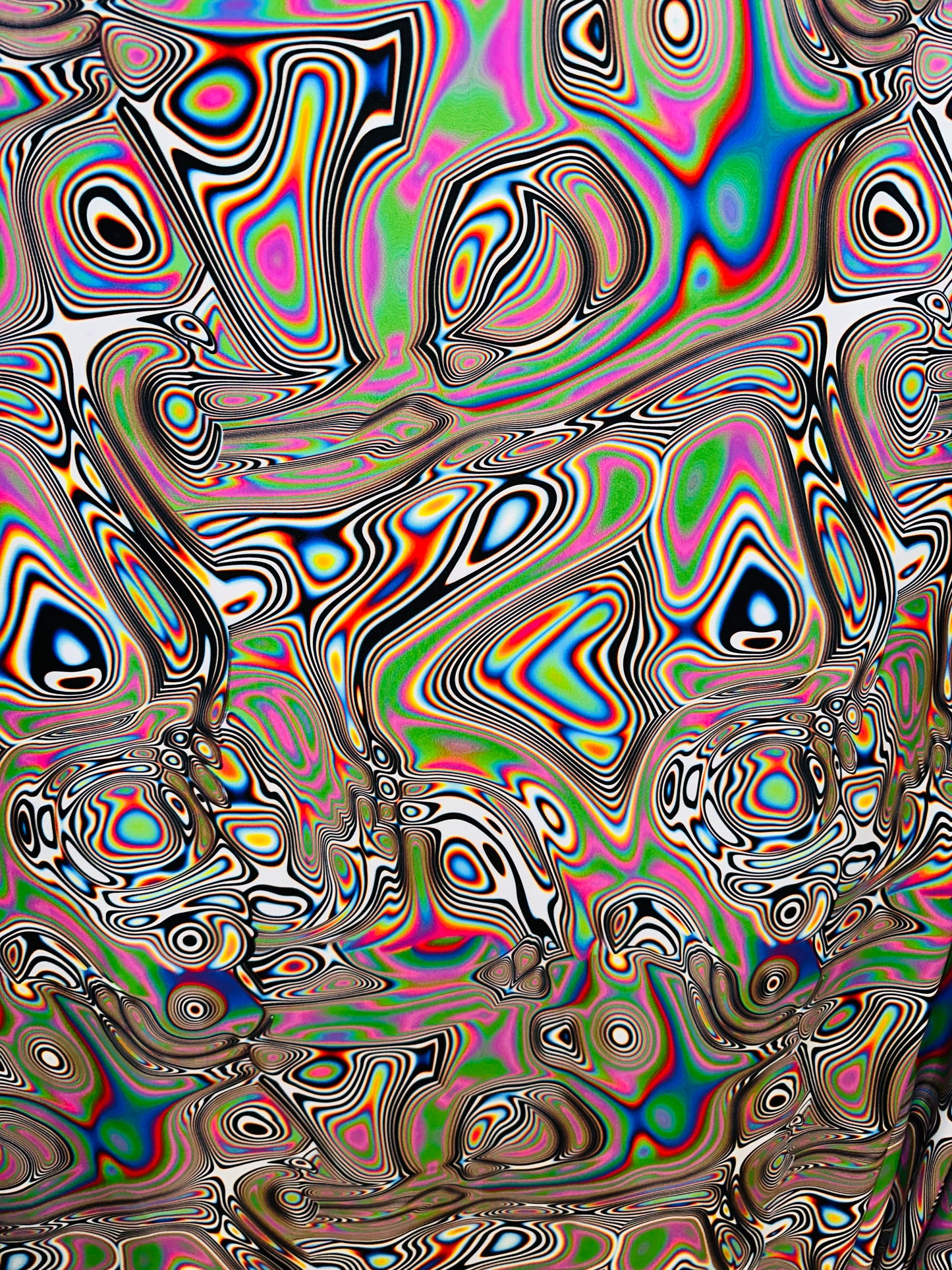 New modern abstract design print on best quality of nylon spandex