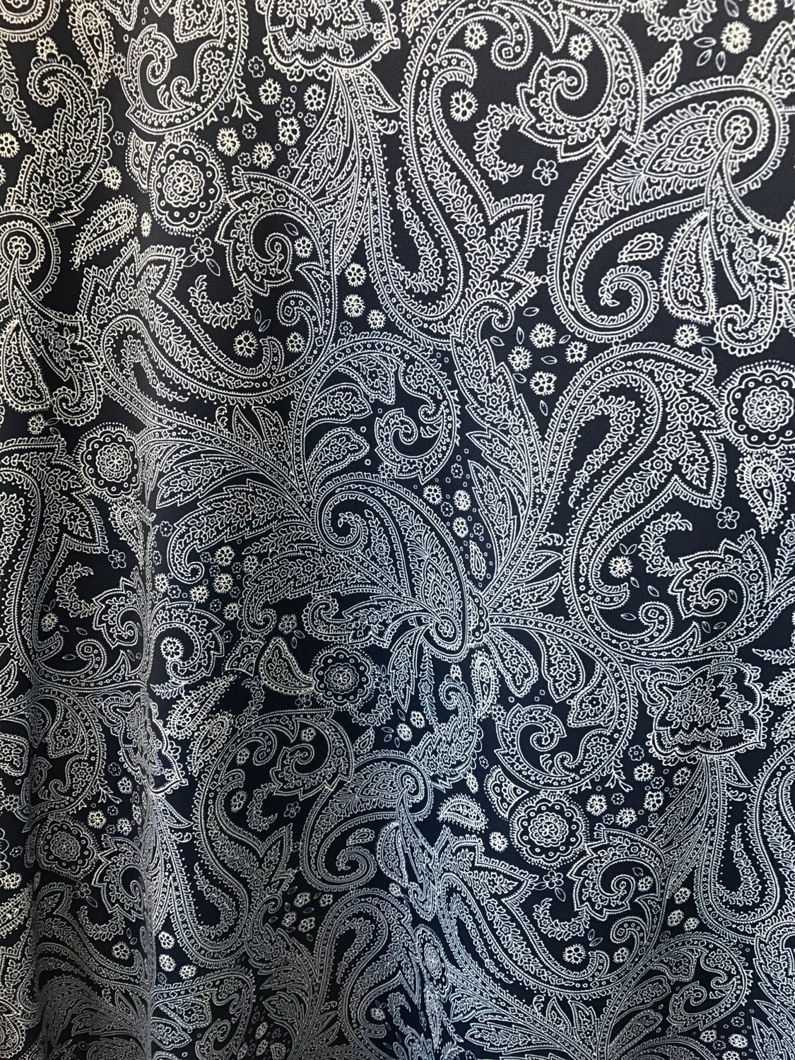 Nylon spandex 4way Stretch paisley design multicolor 58/60" Sold by the yd. Ships worldwide from Los Angeles California