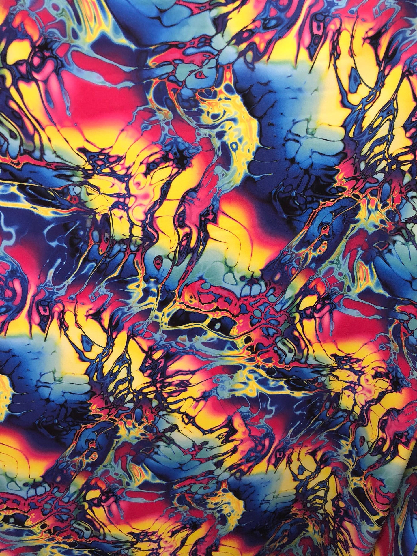 New nylon spandex abstract design 4way Stretch 58/60" Sold by the YD. Ships worldwide from Los Angeles California USA