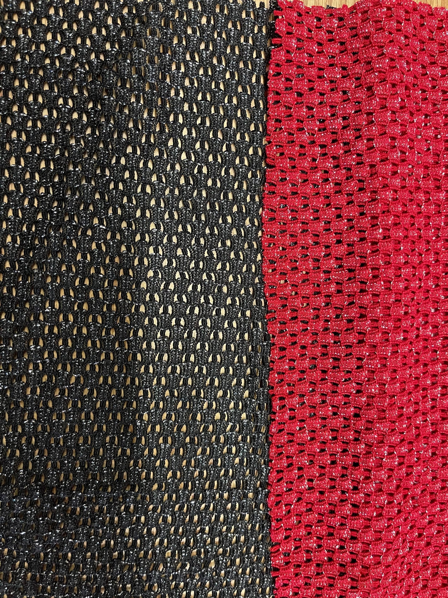 New Geometric 3D Metallic mesh 4-way stretch 54/55” Sold by the YD. Ships Worldwide from Los Angeles California USA.
