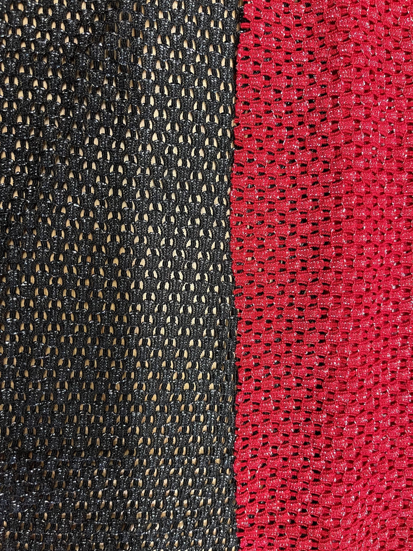 New Geometric 3D Metallic mesh 4-way stretch 54/55” Sold by the YD. Ships Worldwide from Los Angeles California USA.