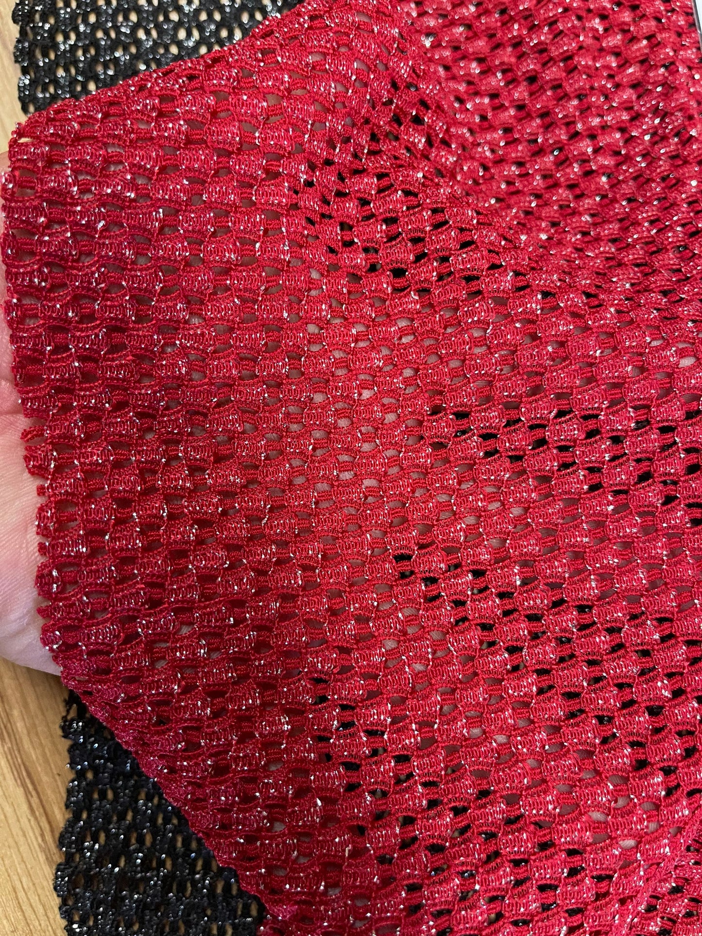 New Geometric 3D Metallic mesh 4-way stretch 54/55” Sold by the YD. Ships Worldwide from Los Angeles California USA.