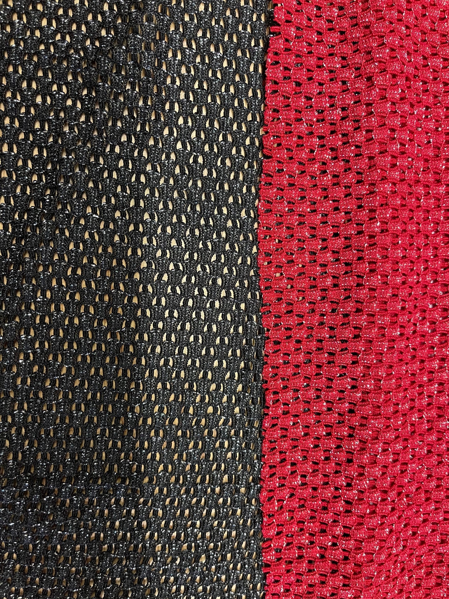 New Geometric 3D Metallic mesh 4-way stretch 54/55” Sold by the YD. Ships Worldwide from Los Angeles California USA.
