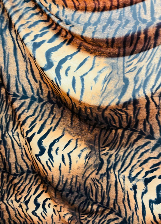 Tiger design Exotic animal print on great quality of nylon spandex 4-way stretch 58/60”