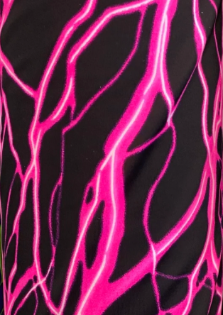 Vivid Lightning thunder print on best quality of nylon spandex it glows under black light 4-way stretch 58/60” Sold by the YD. Ships worldwi