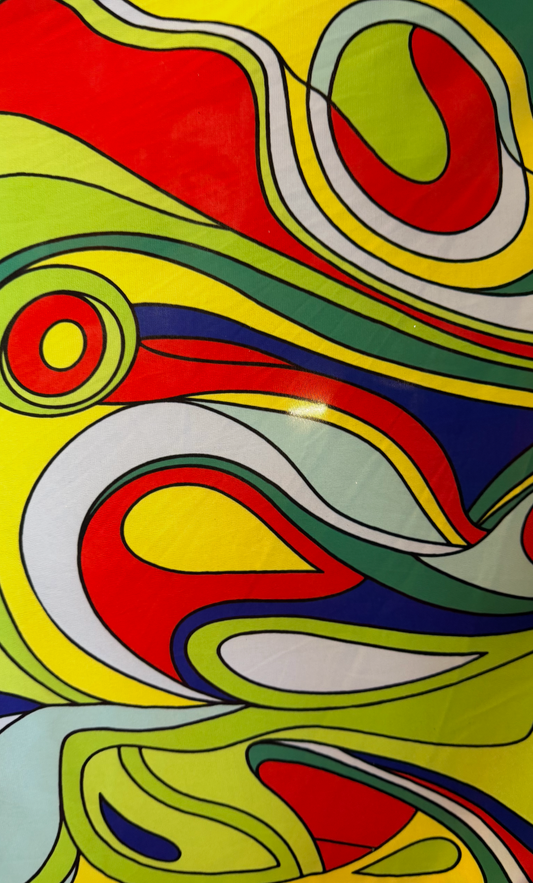 Luxury modern abstract fashion design print on great quality of nylon spandex 4-way stretch High quality fabrics by AlexLAFabrics