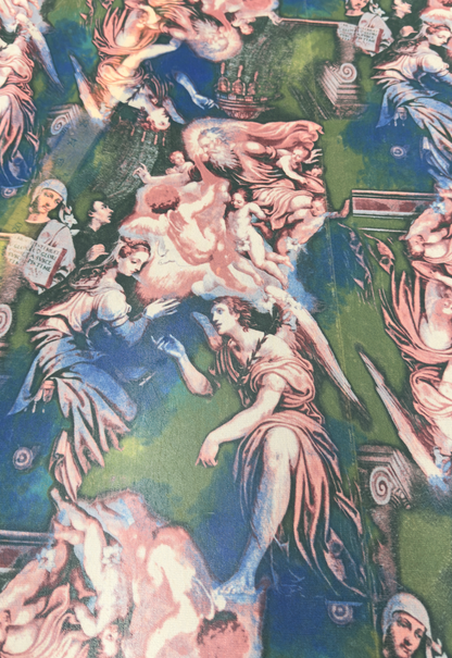 New Angels celestial design print on great quality of power mesh 4-way stretch 58/60”