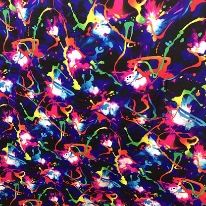 New Graffiti paint design nylon spandex 58/60" sold by the YD. Ships worldwide from Los Angeles California United States.