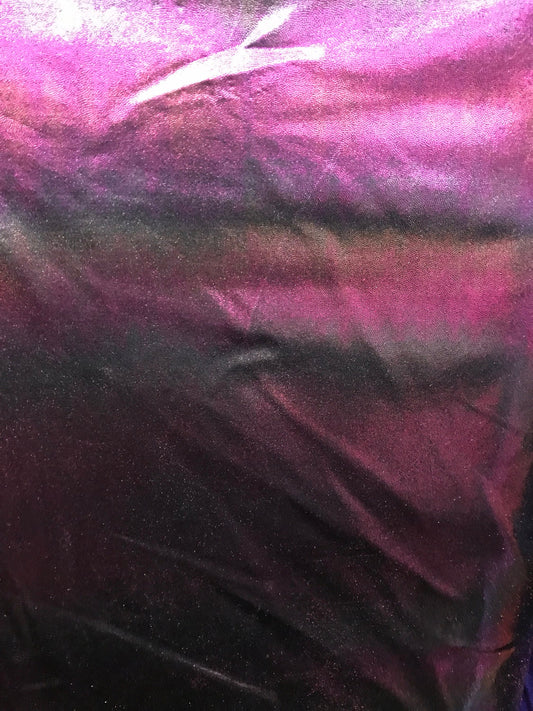 Tie dye matrix foil nylon spandex 4way Stretch 58/60" Sold by the yd. Ships worldwide from Los Angeles California USA