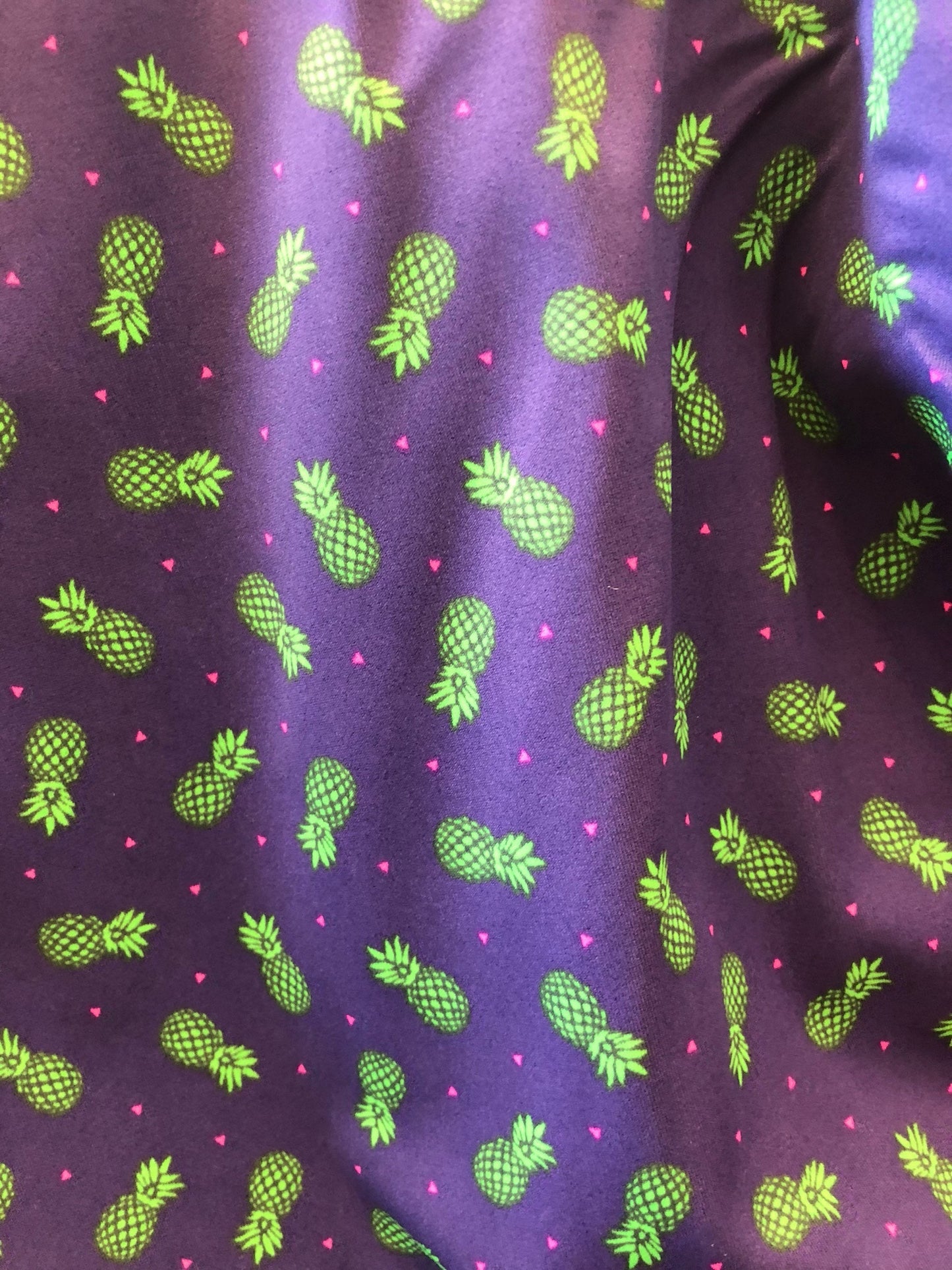 New pineapple design print on nylon spandex 4way stretch 58/60" Sold by the YD. ships worldwide from Los Angeles California USA