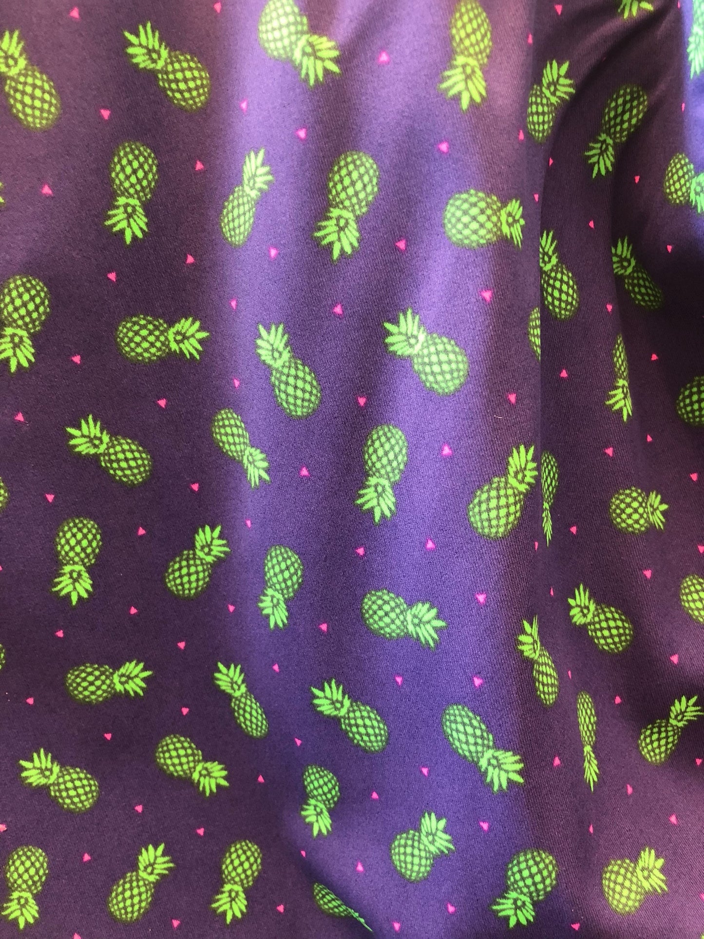 New pineapple design print on nylon spandex 4way stretch 58/60" Sold by the YD. ships worldwide from Los Angeles California USA