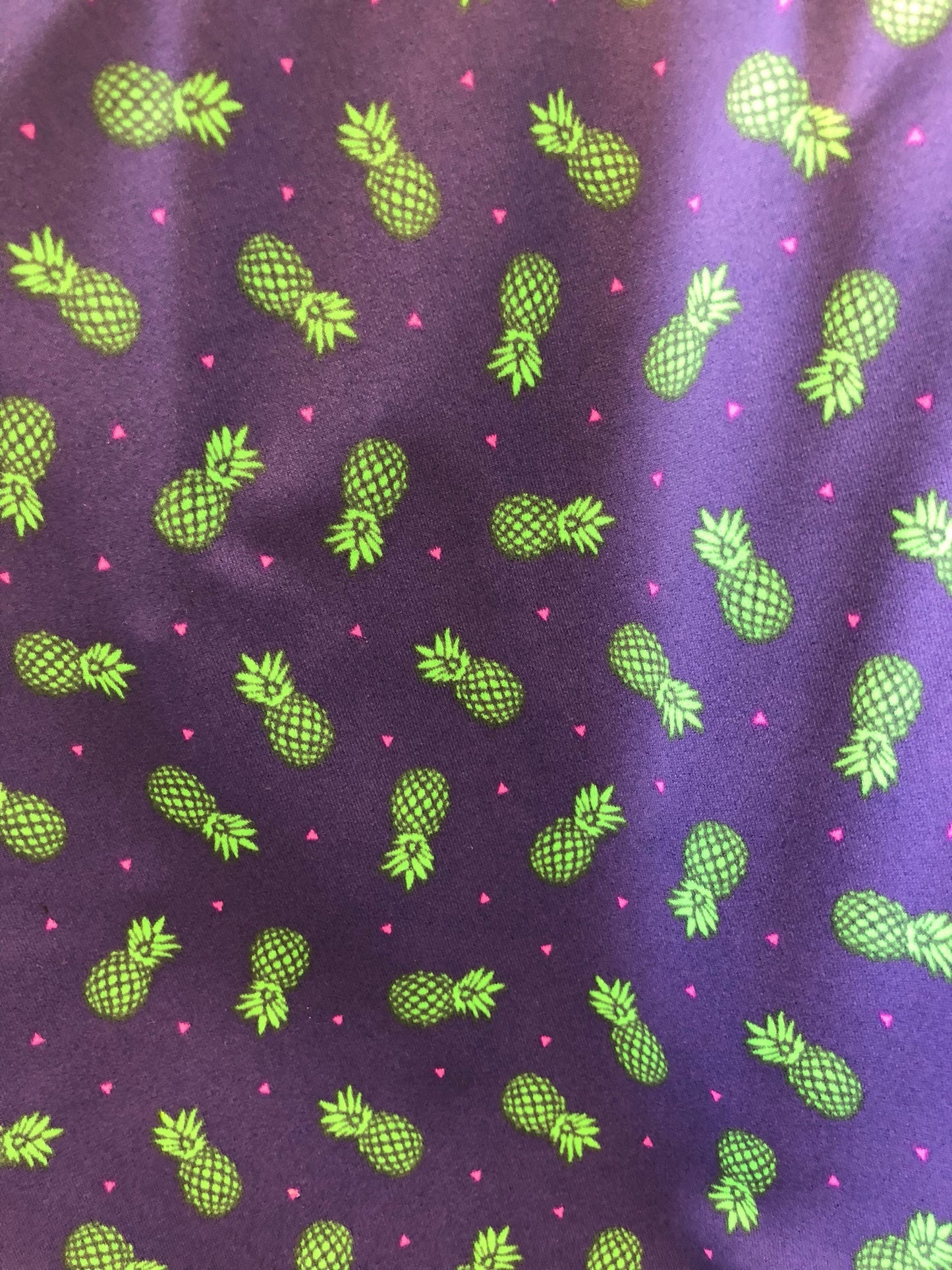 New pineapple design print on nylon spandex 4way stretch 58/60" Sold by the YD. ships worldwide from Los Angeles California USA