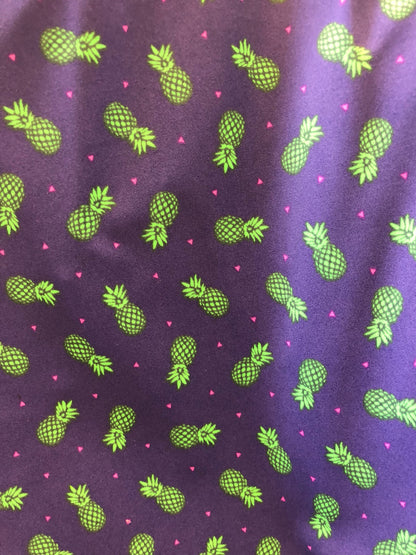 New pineapple design print on nylon spandex 4way stretch 58/60" Sold by the YD. ships worldwide from Los Angeles California USA