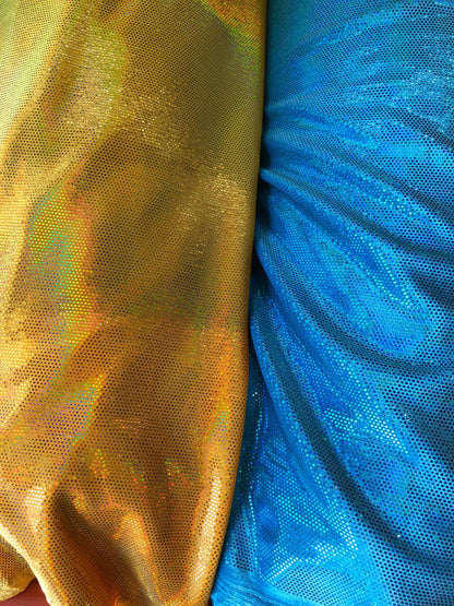 New heavy stretch velvet with iridescent foil dots 4way stretch 58/60" Sold by the YD. ships worldwide from Los Angeles California USA