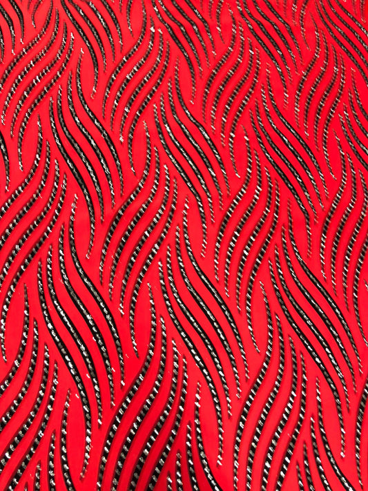 New nylon spandex Gozila Metallic flocking 4way stretch 58/60" Sold by the YD. Ships worldwide from Los Angeles California USA