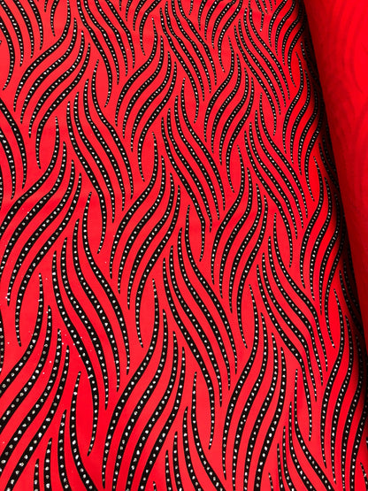 New nylon spandex Gozila Metallic flocking 4way stretch 58/60" Sold by the YD. Ships worldwide from Los Angeles California USA