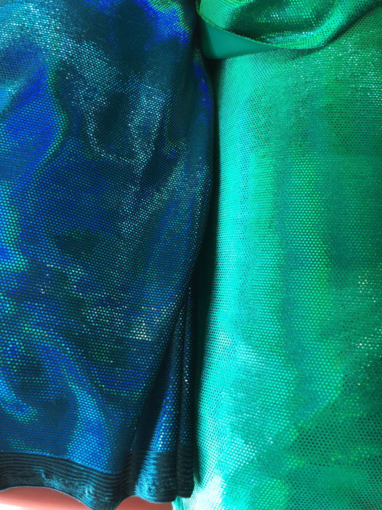 New heavy stretch velvet with iridescent foil dots 4way stretch 58/60" Sold by the YD. ships worldwide from Los Angeles California USA